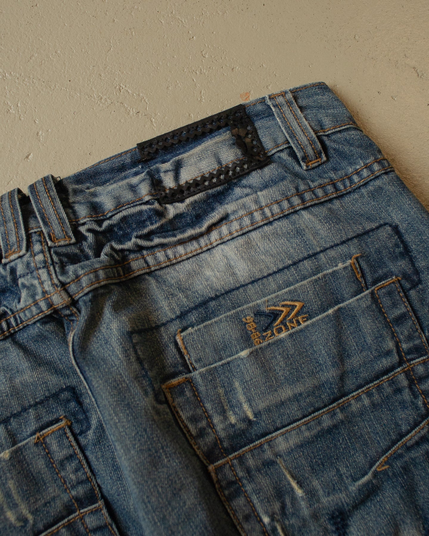 2000s 98-86 Jeans light washed blue - 32x34