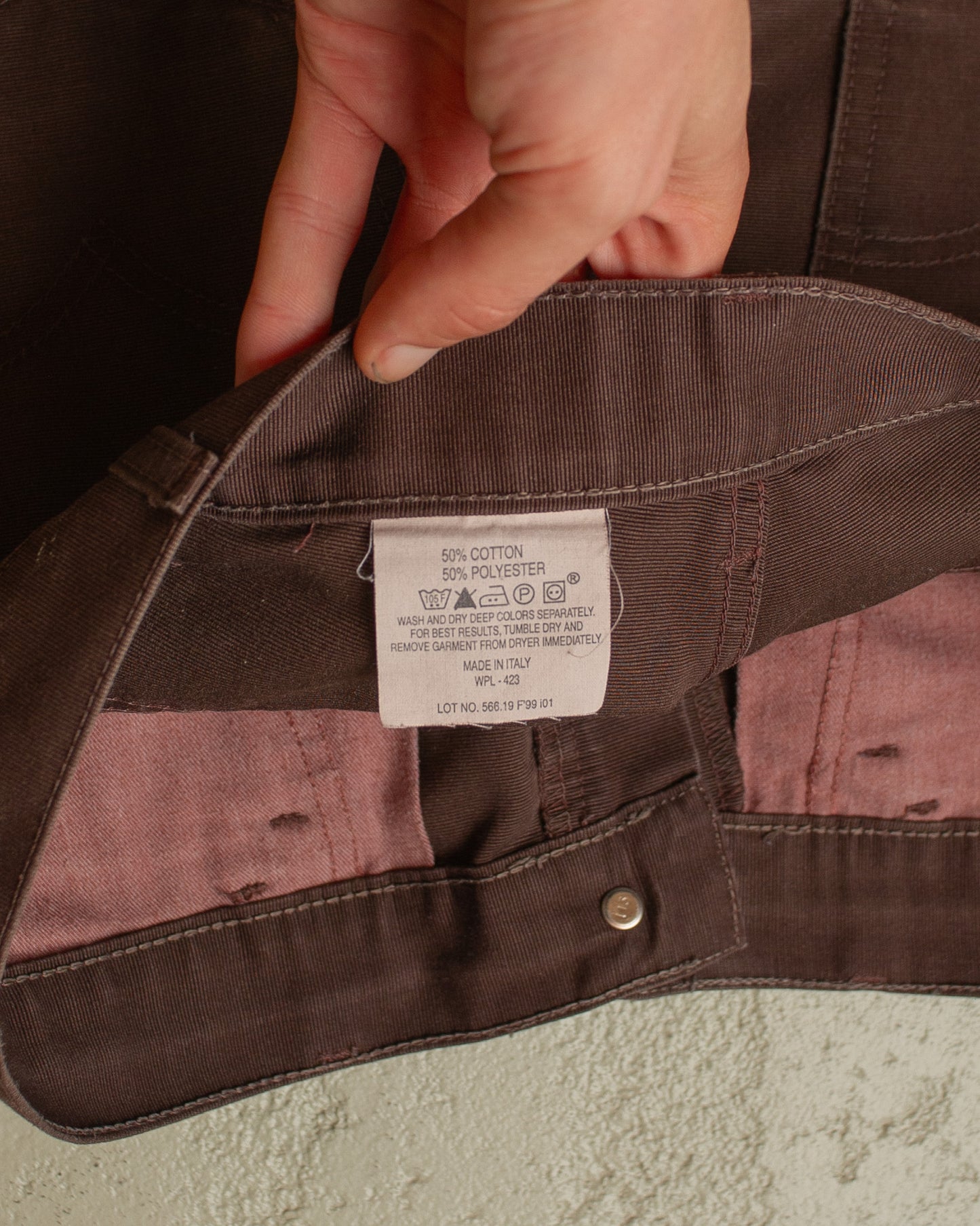 1999 Levi´s Sta Prest Pants brown - W32/33 L32