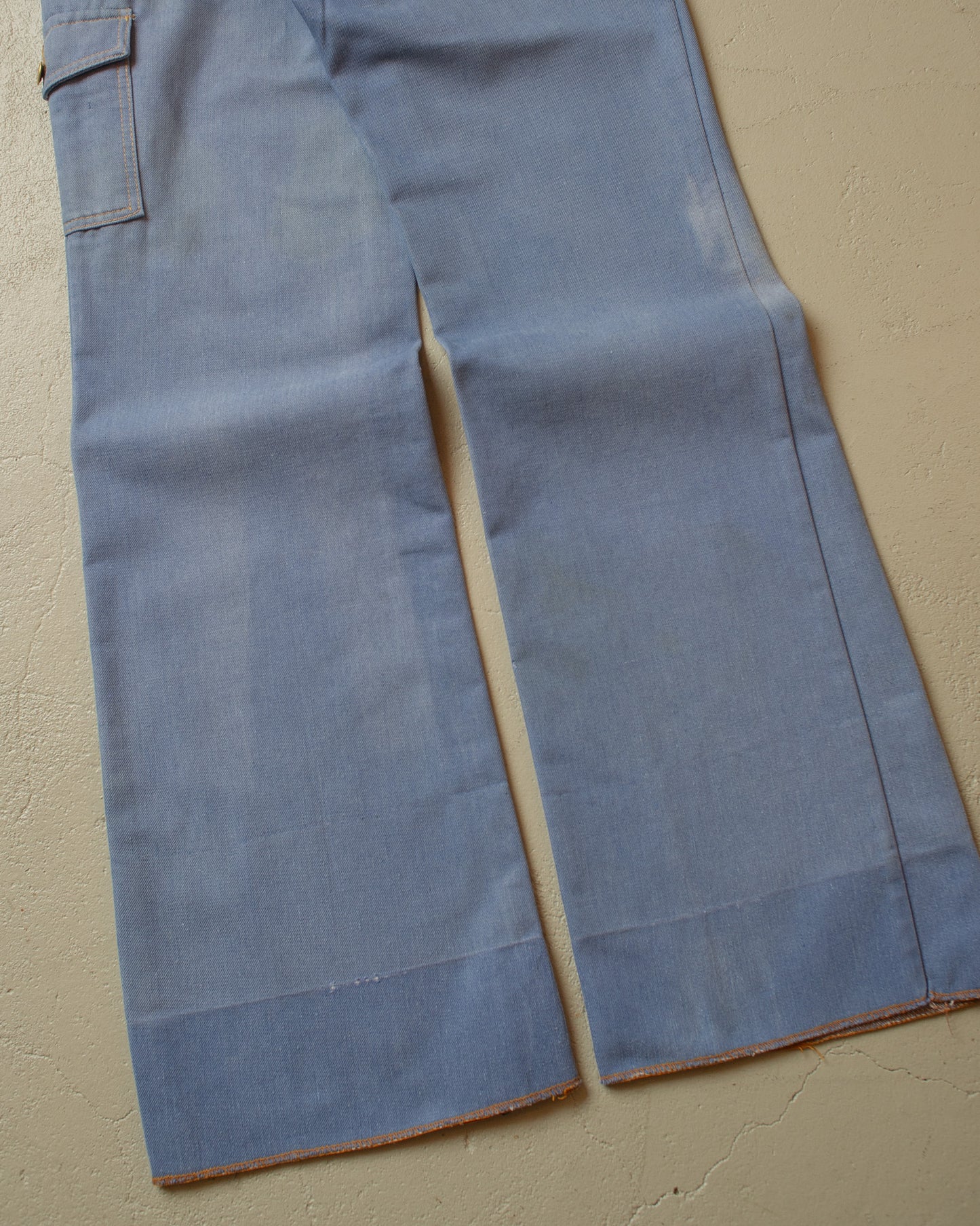 1970s Sunfaded Bootcut Jeans - W32 L33