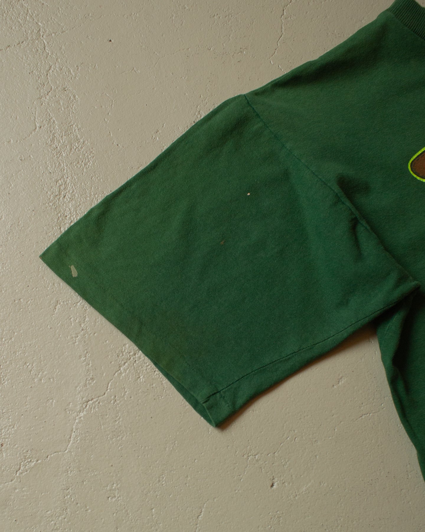 90s stained Tazmanian Devil T-shirt green - S/M