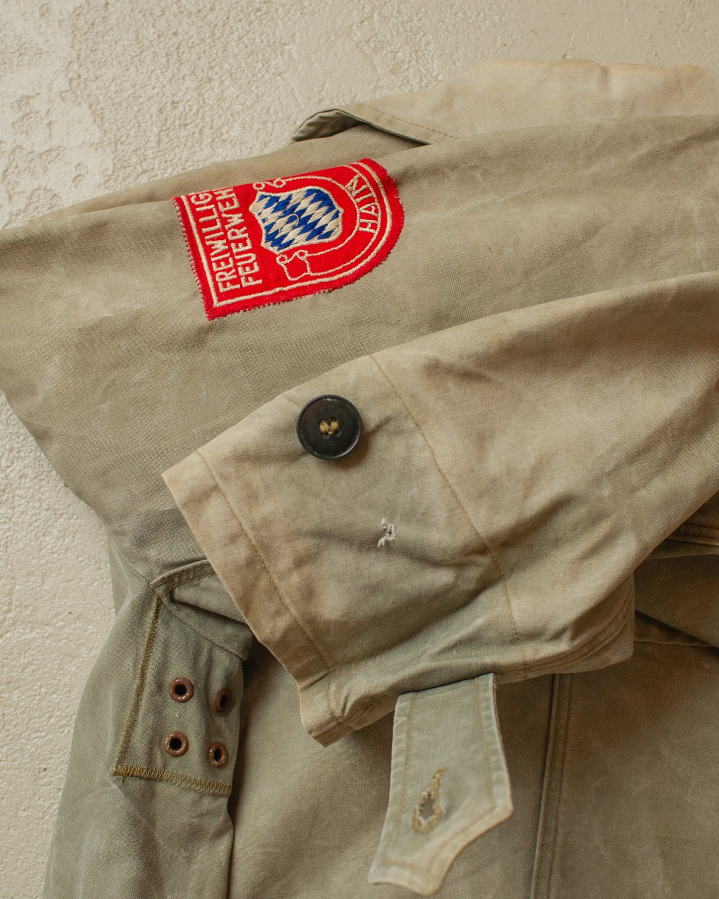 1960s Faded Fire Department Work Shirt - XL