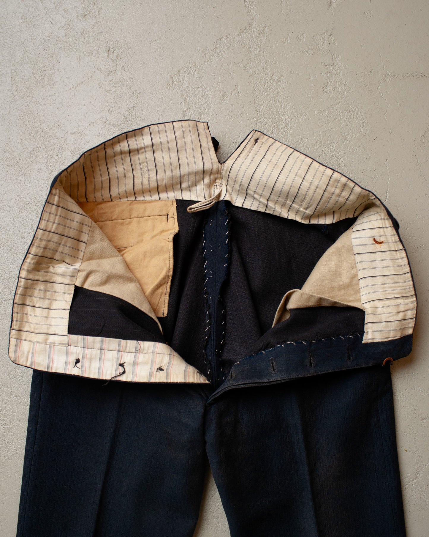 1920s German Three Piece Work Suit blue - XS/S