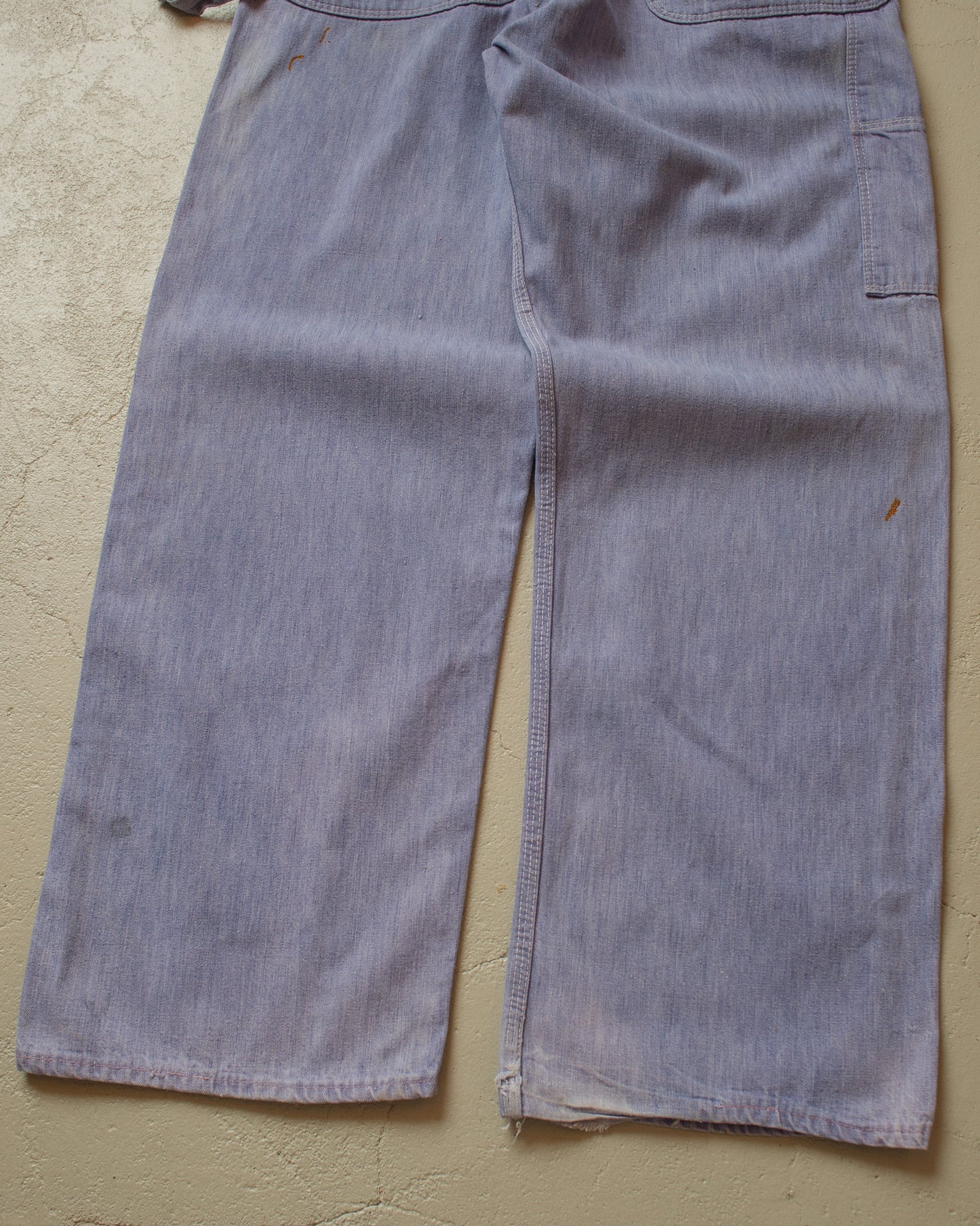 1960s Faded ELY Big Buck Overall blue - L/XL