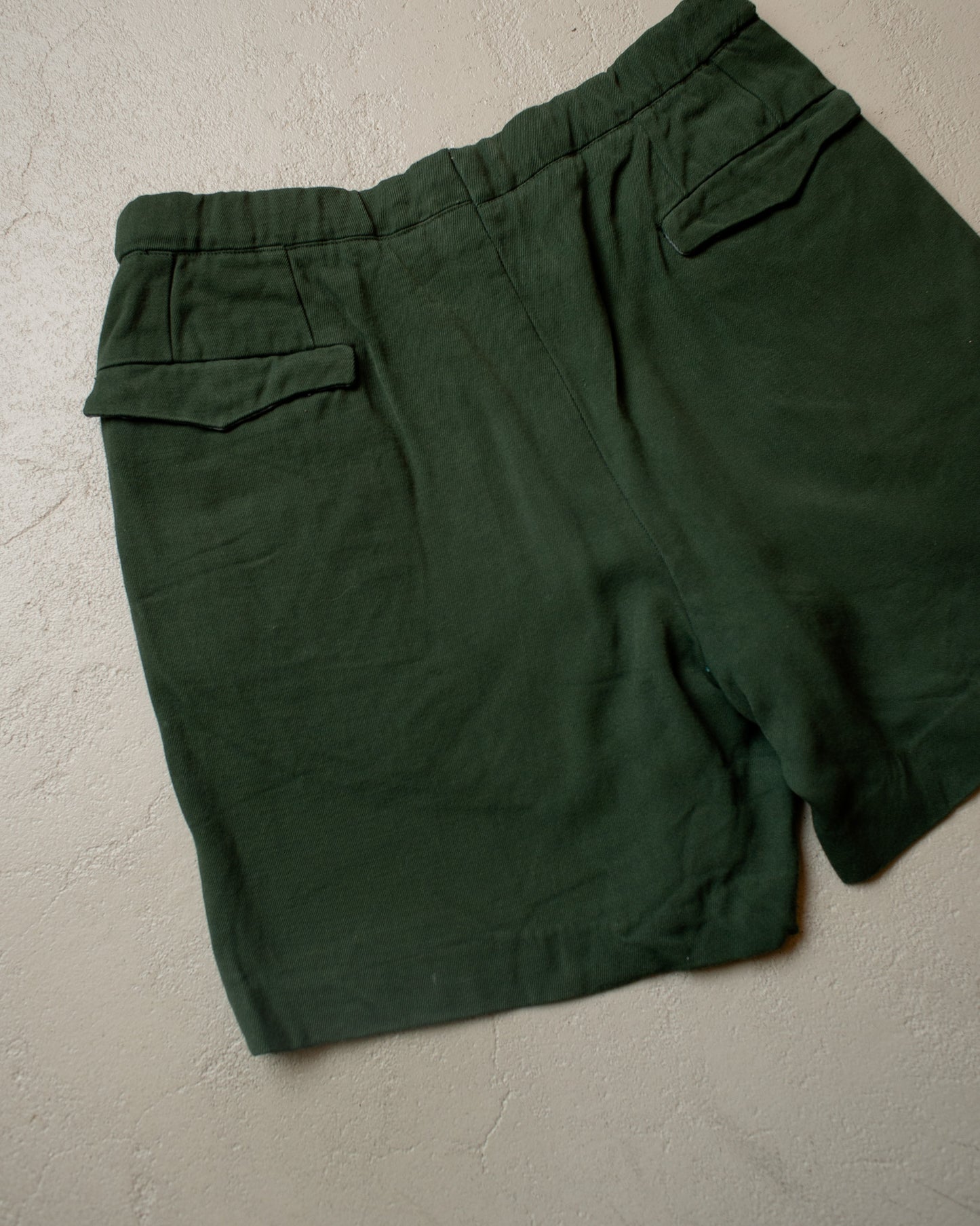 1940s/50s German ‚knitterfest’ Shorts green - W30