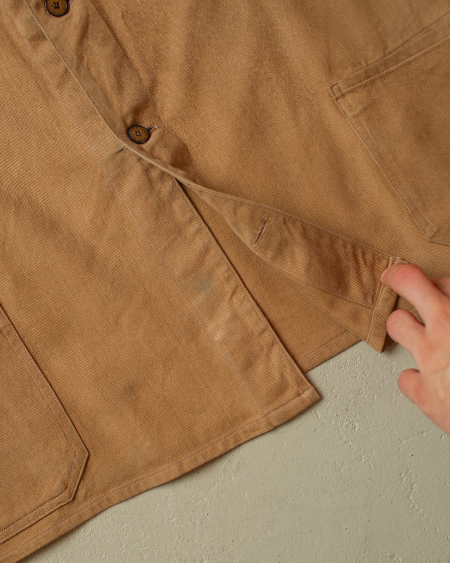 1950s Workwear Jacket beige - S/M