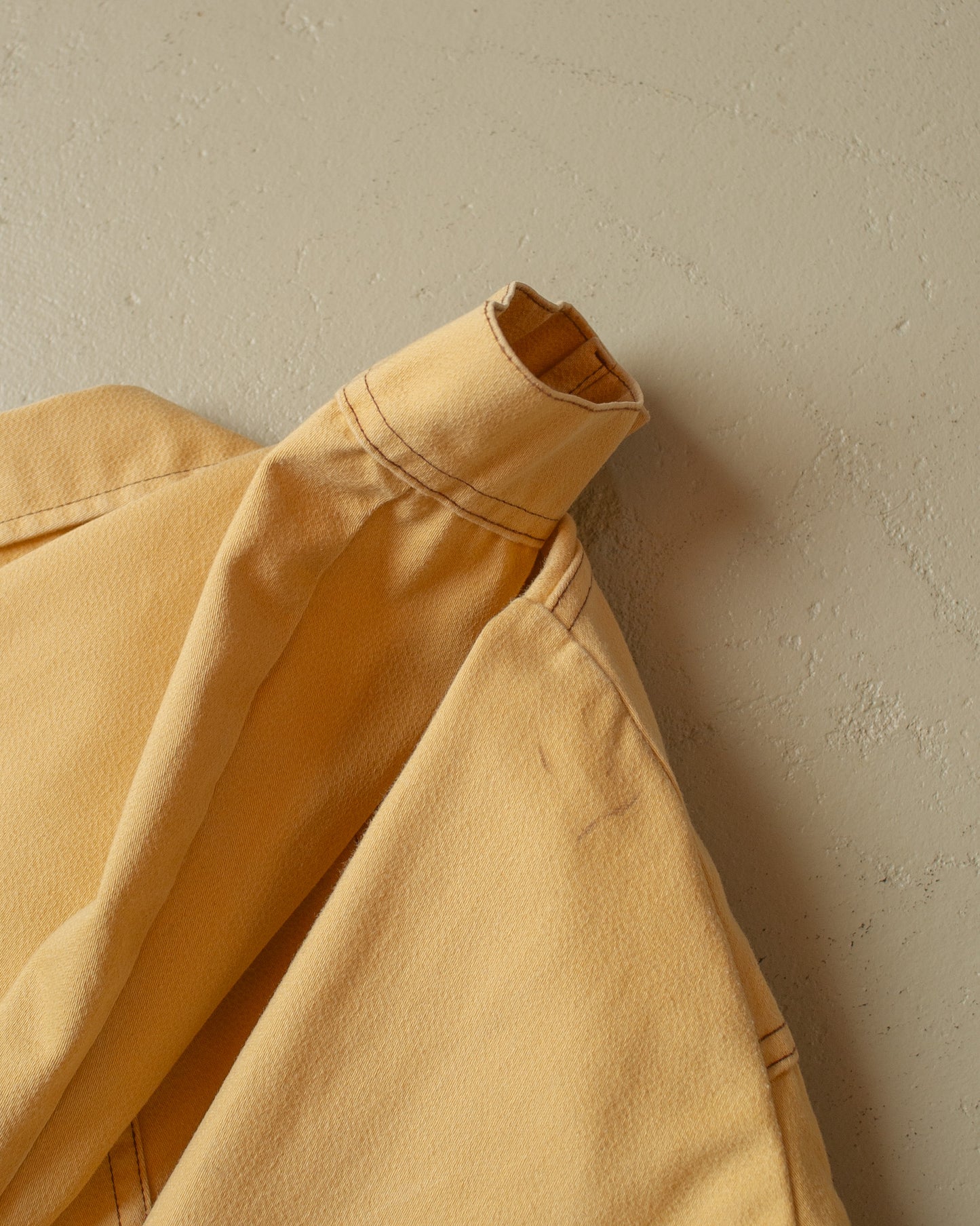 1970s Lee West Cal.45 Moleskin Shirt Jacket beige - XL