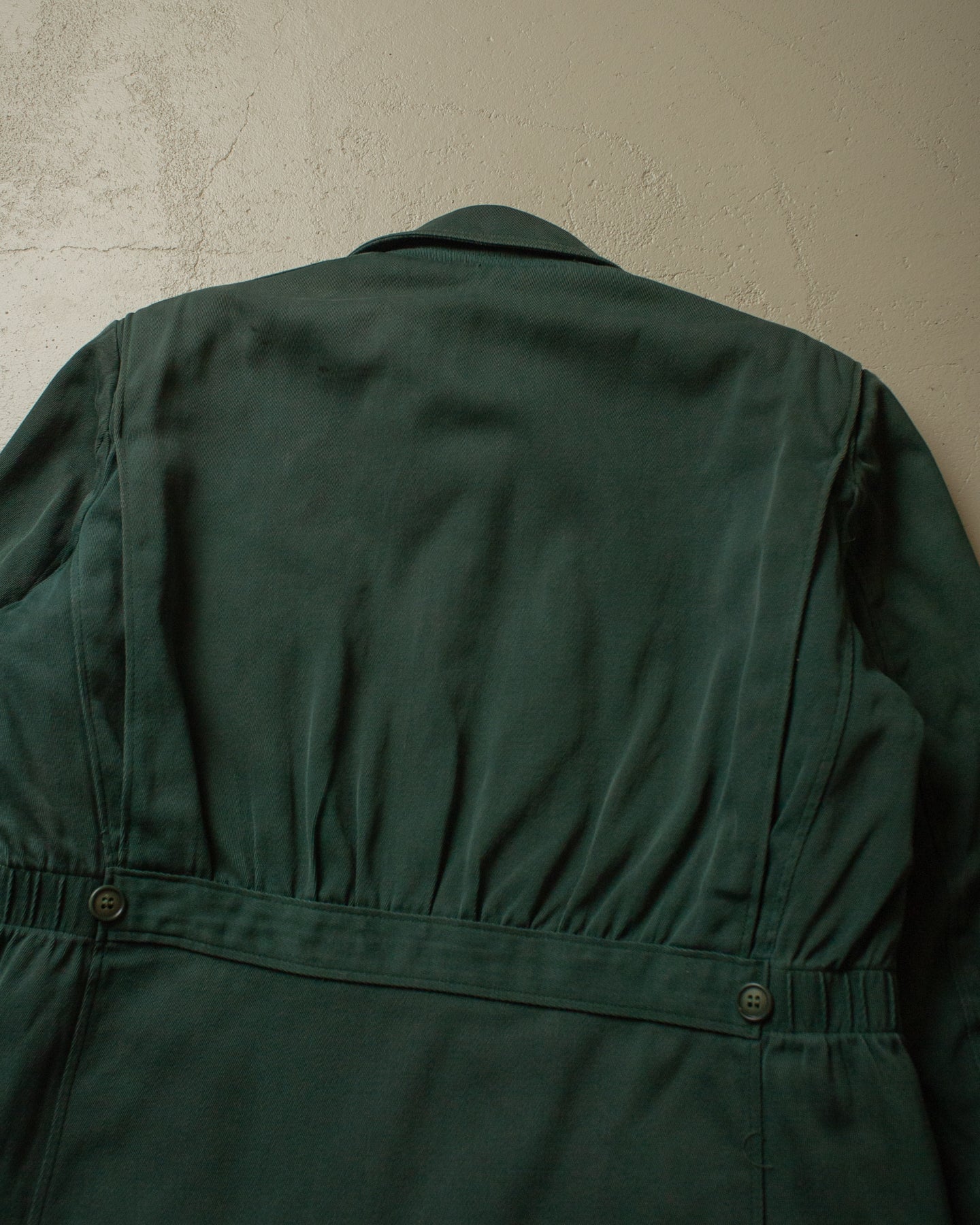 1950s Irwin Foster Sherpa lined Jacket green - M/L