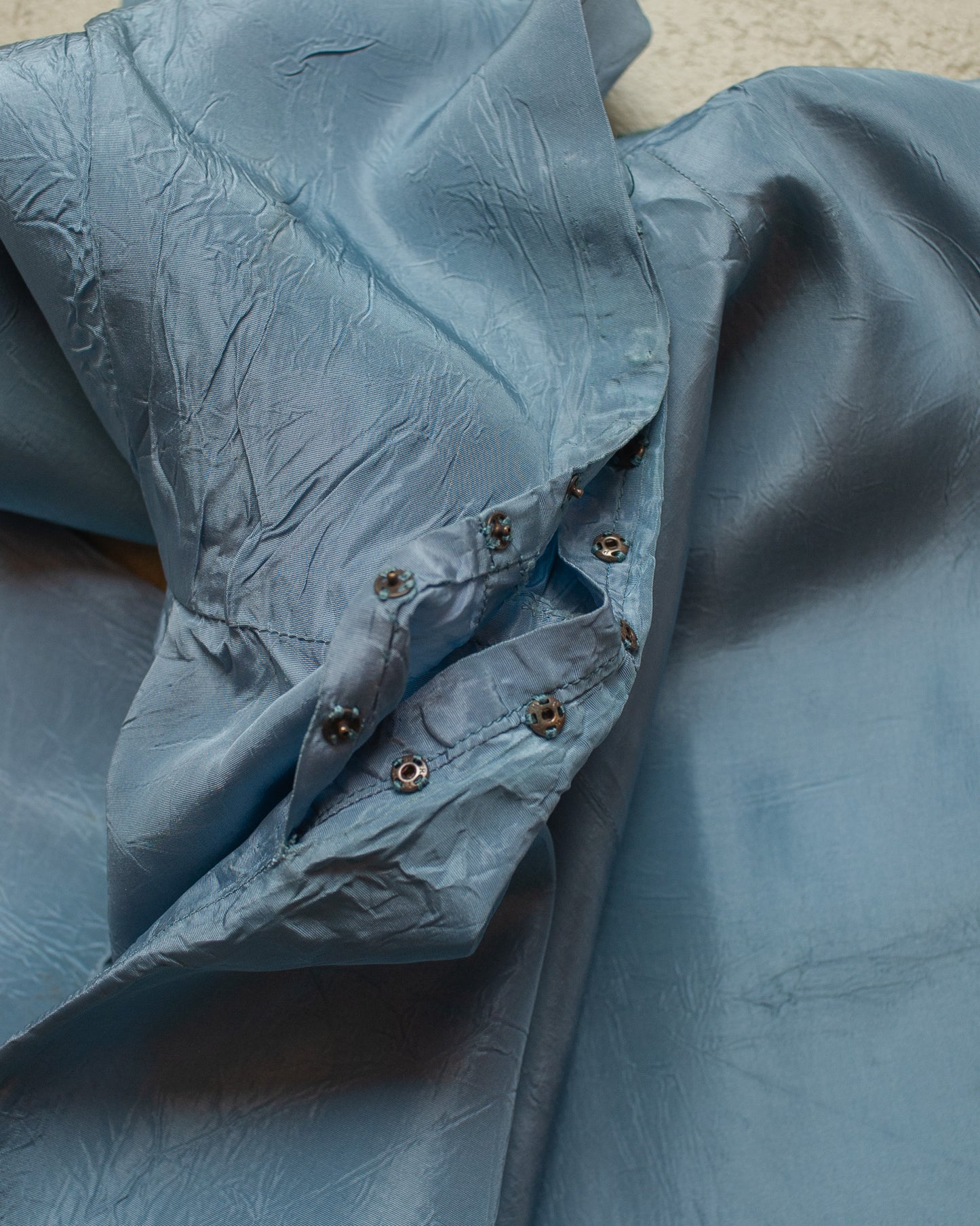 1950s Womens German "2in1" Dress blue - S/M
