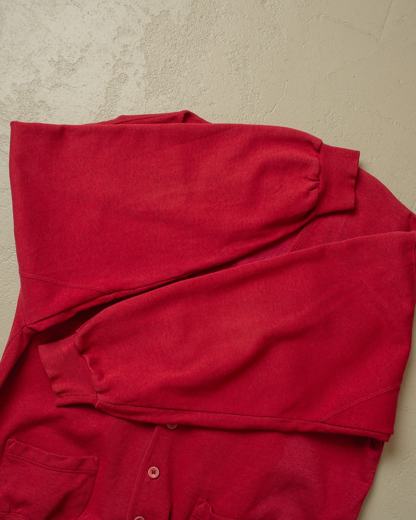 1980s/90s Champion Cardigan Sweatshirt burgundy - L/XL