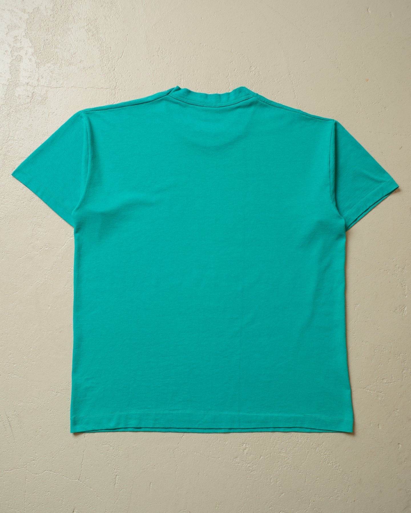 1990s Building the Future T-shirt turquoise - XL