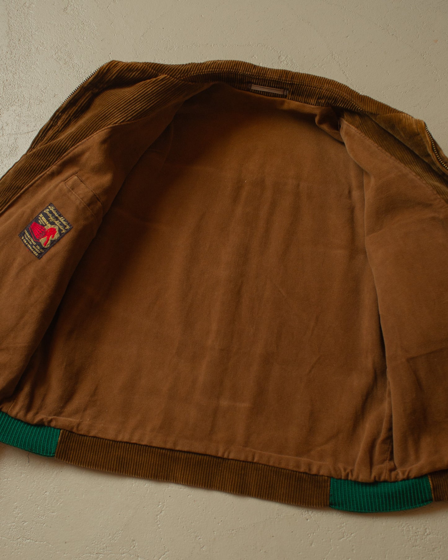 1950s Dutch lined Corduroy Work Jacket brown - L/XL