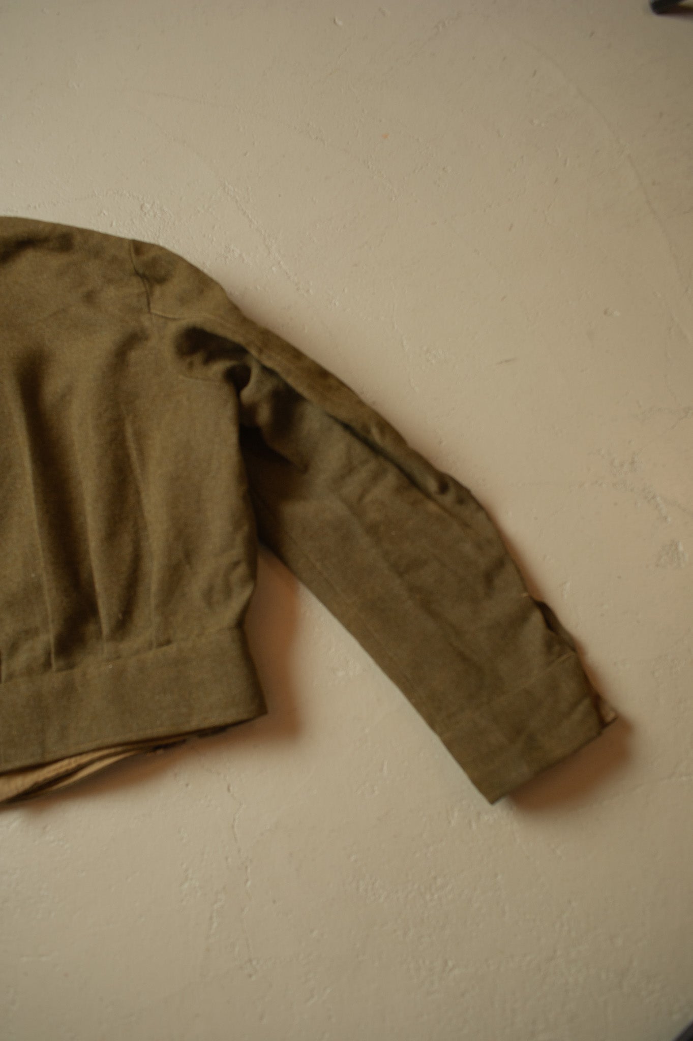 1960s US Belgian Wool Field Jacket khaki - S/M