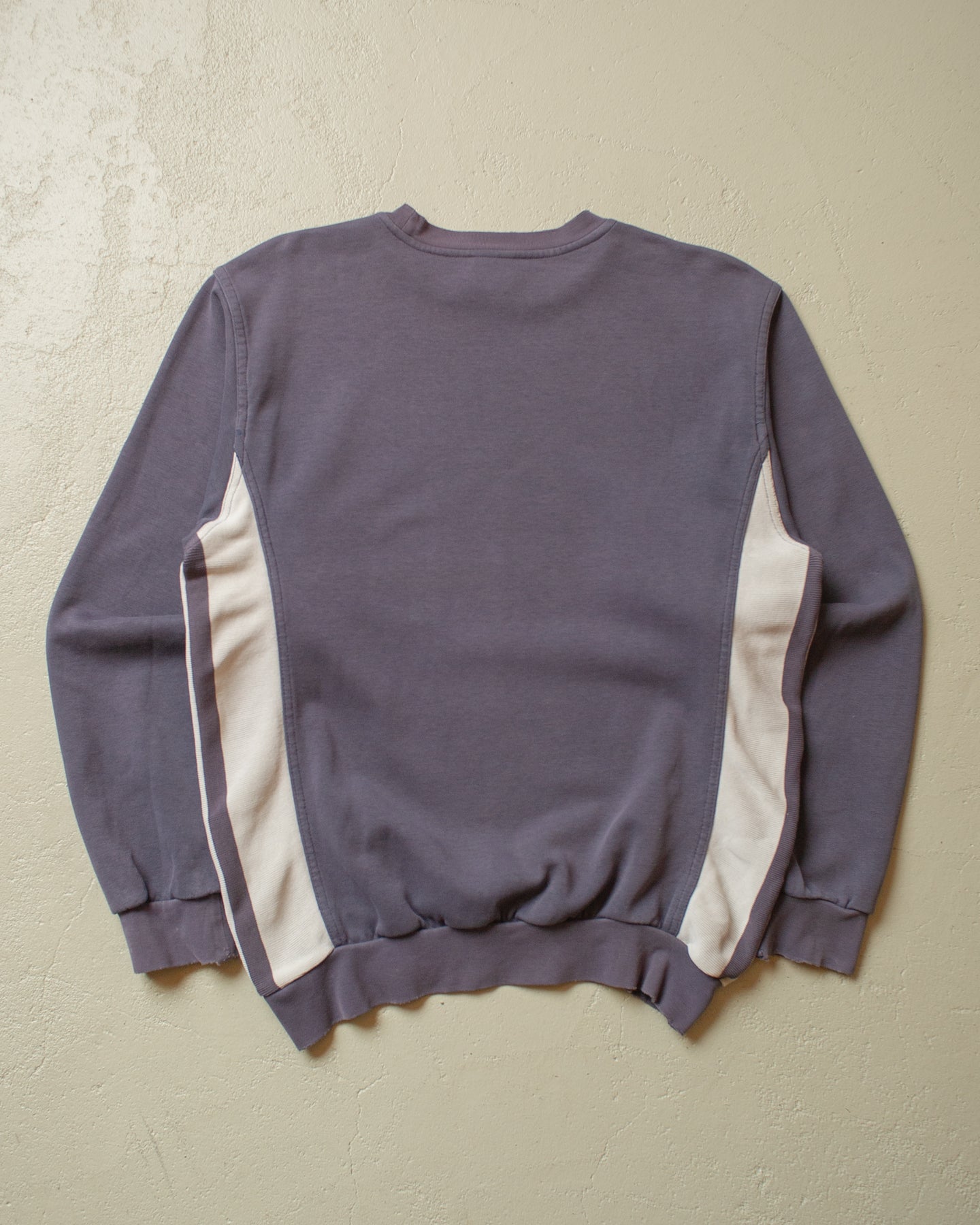 2000s distressed Nike Swoosh Sweatshirt faded grey - S/M