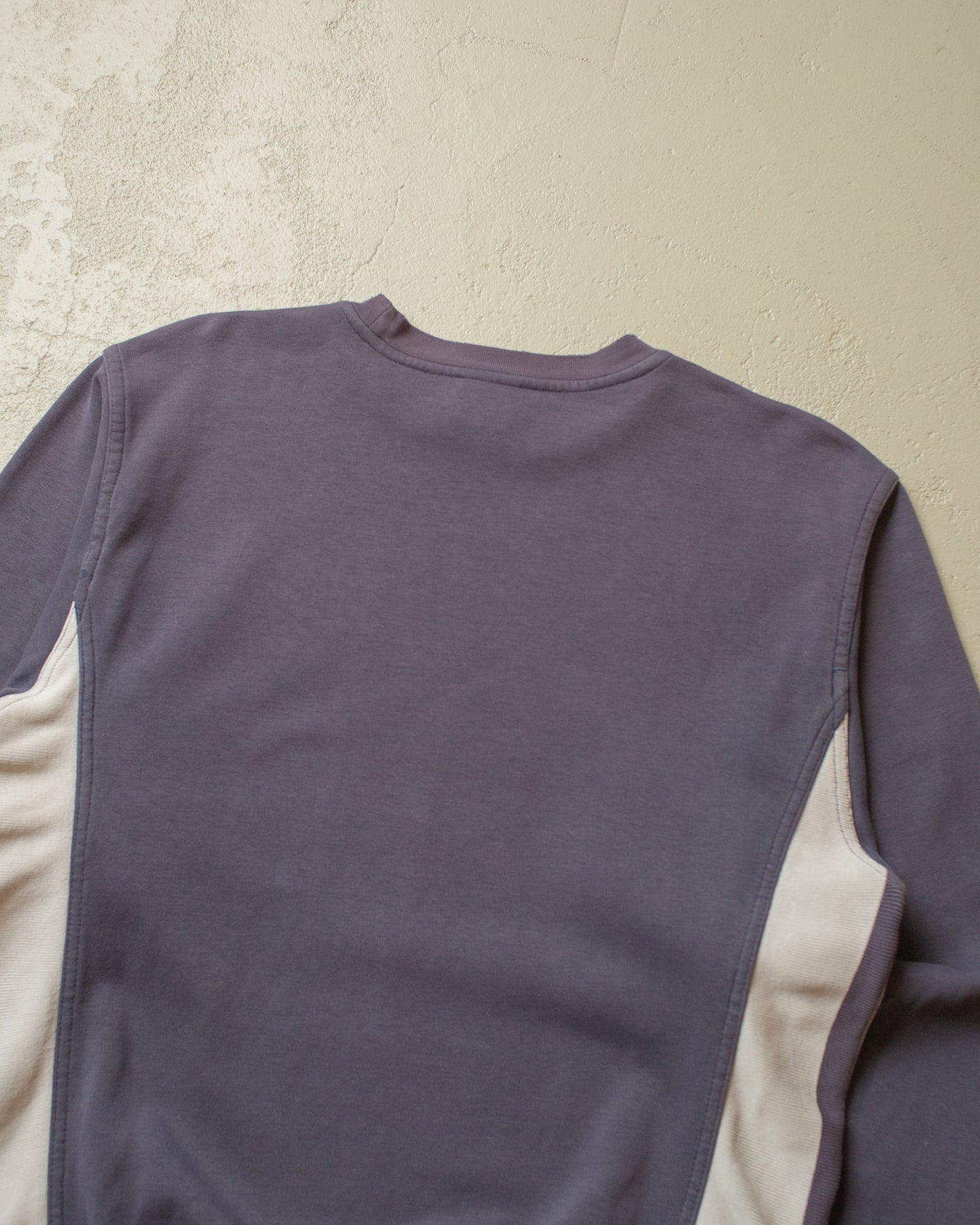 2000s distressed Nike Swoosh Sweatshirt faded grey - S/M