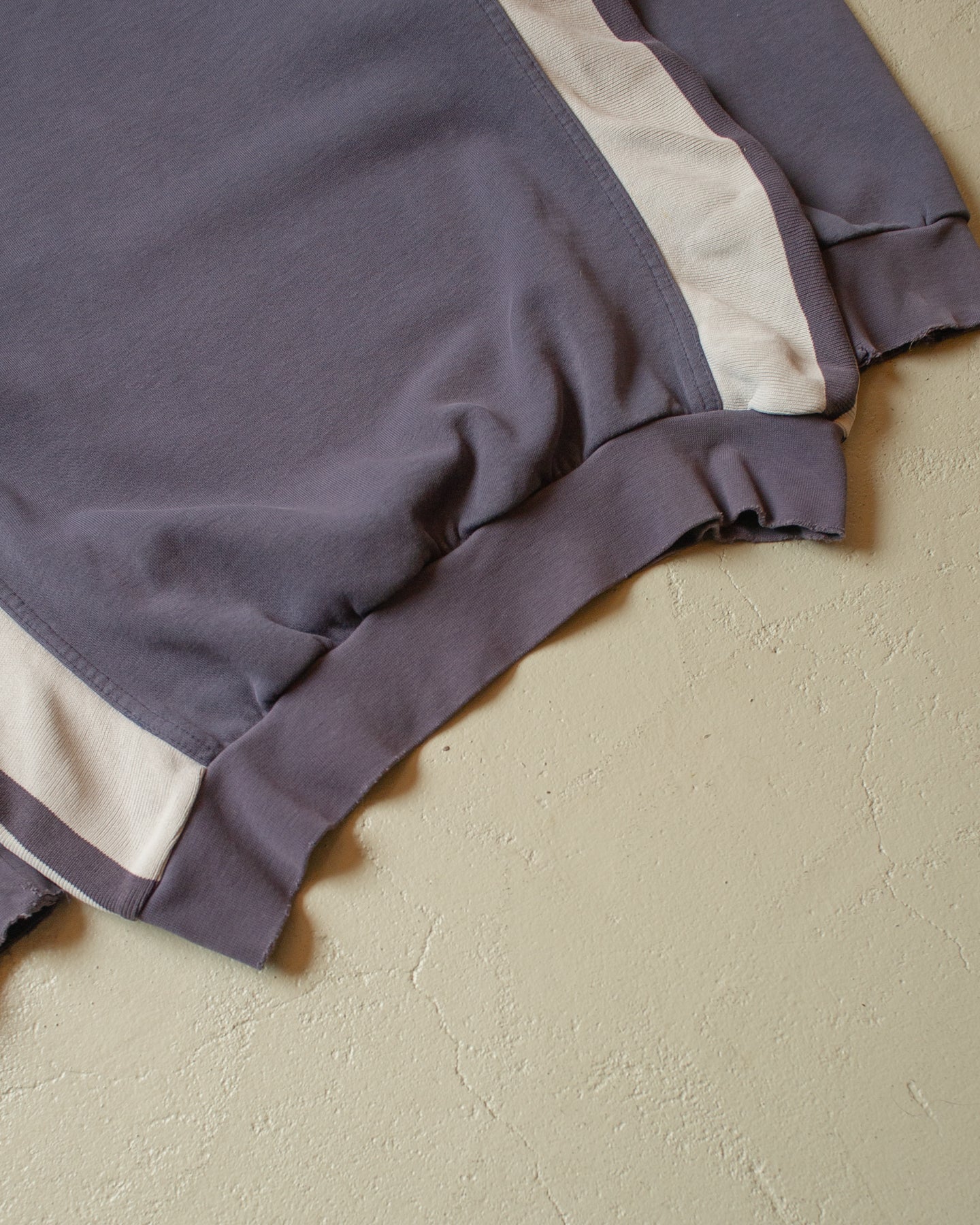 2000s distressed Nike Swoosh Sweatshirt faded grey - S/M