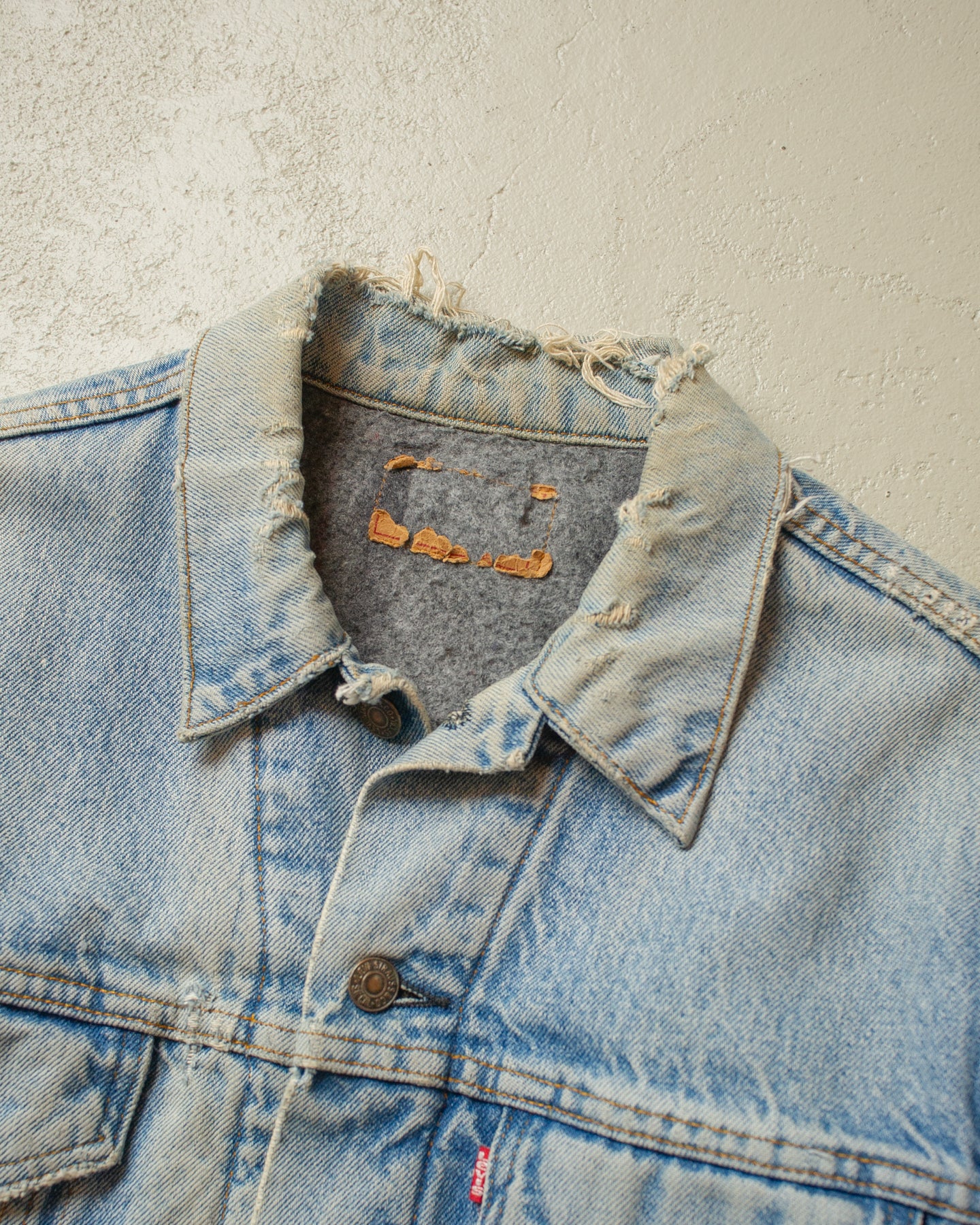 1980s Levi´s blanket lined Type 3 Denim Jacket - L/XL