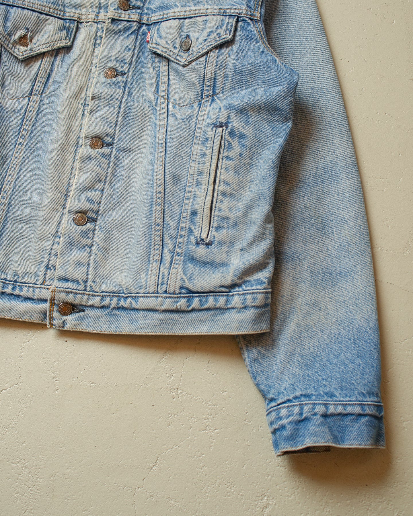 1980s Levi´s blanket lined Type 3 Denim Jacket - L/XL