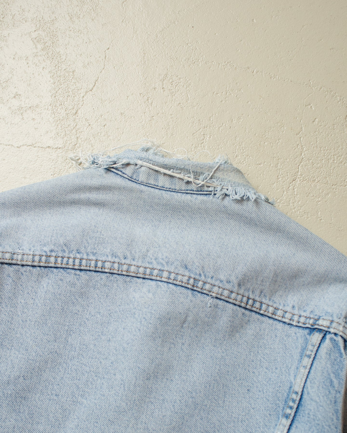 1980s distressed Levi´s blanket lined Type 3 Denim Jacket blue - M/L
