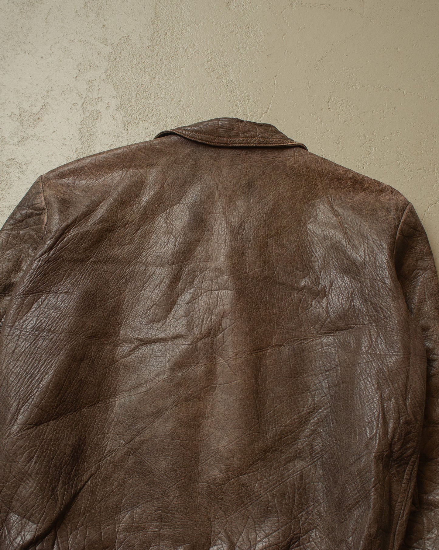 1940s German Leather Jacket brown - S