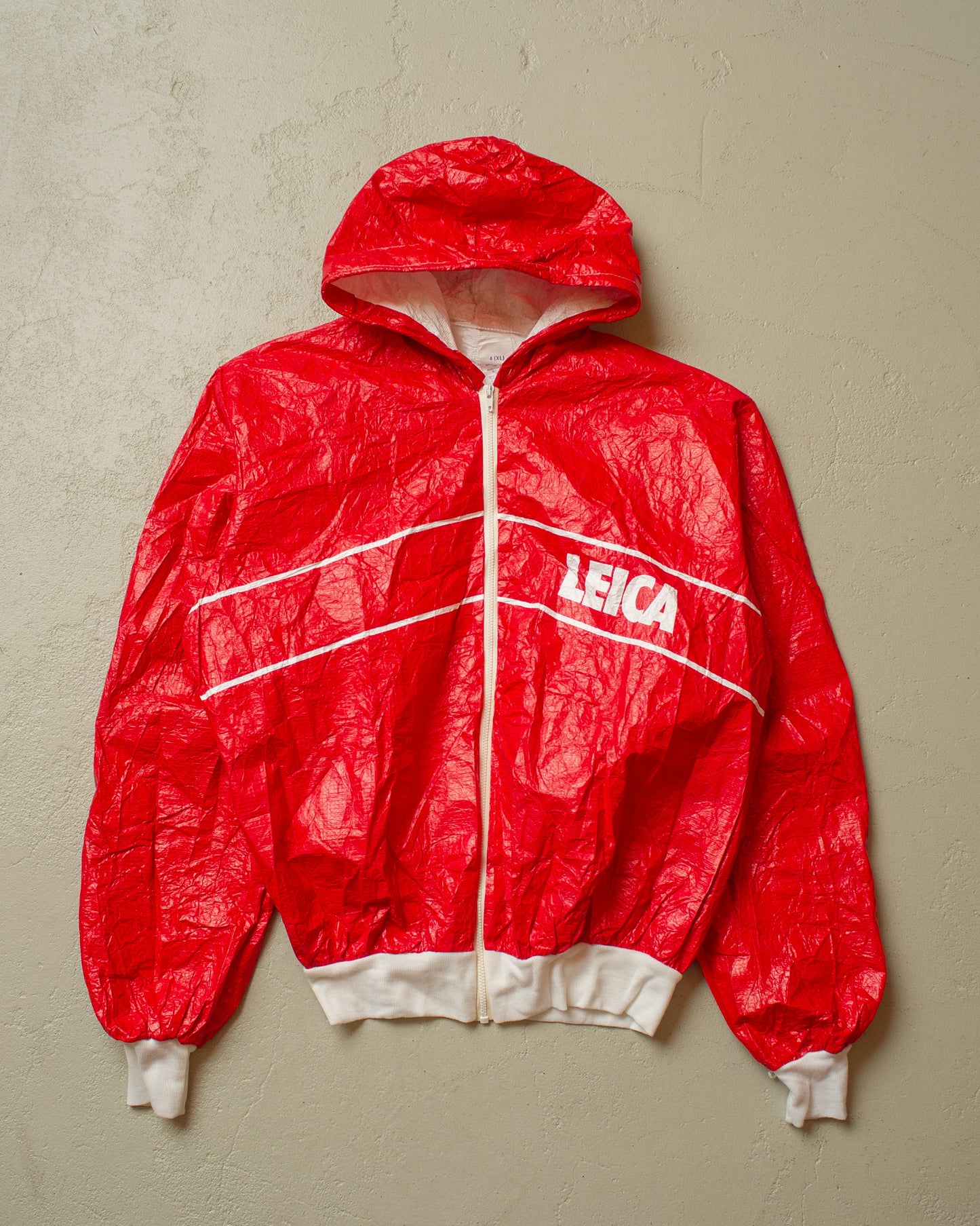 1970s/80s Deadstock Leica Paper Jacket burgundy - S