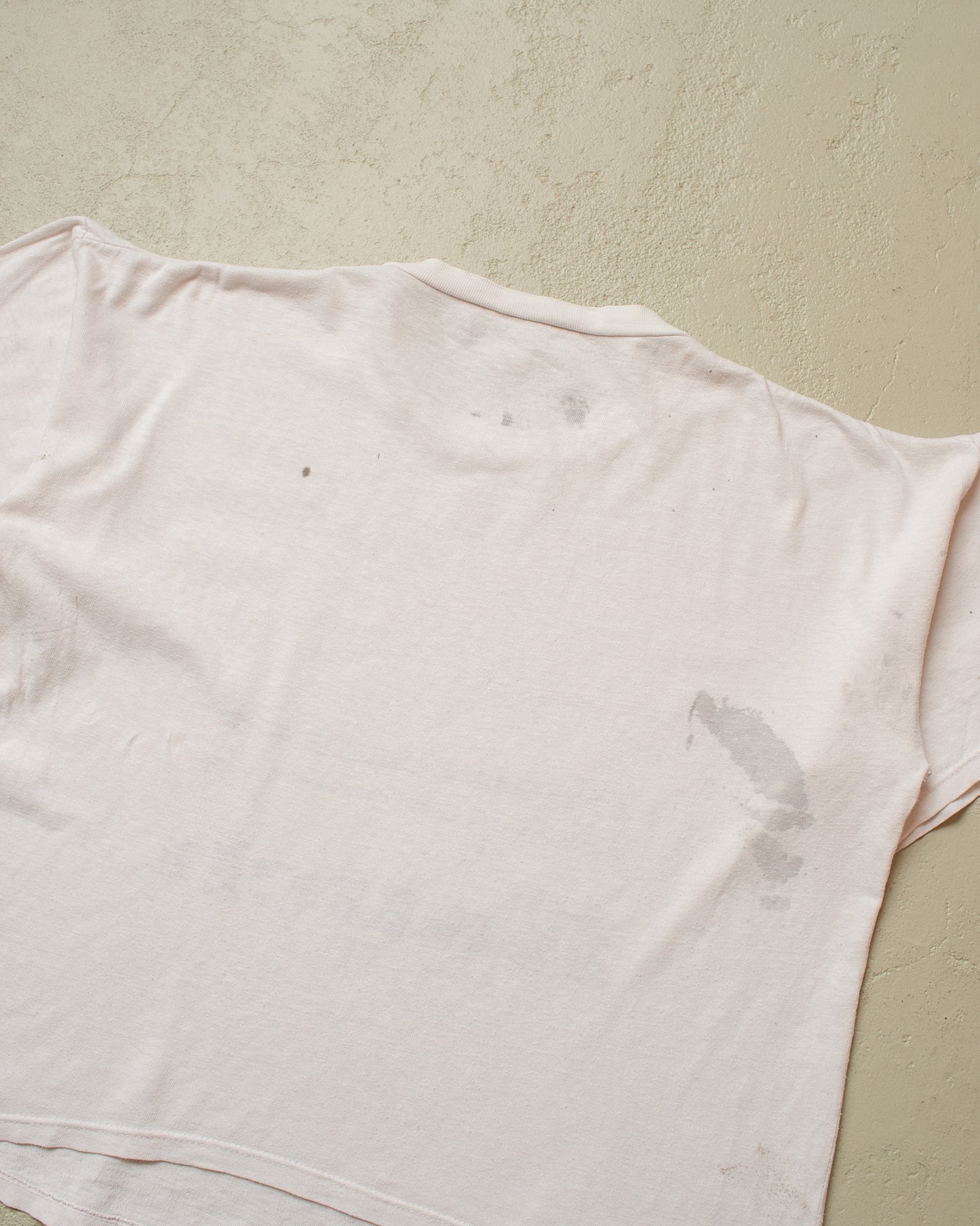 1980s distressed "Deutsches Bier.." T-shirt white - M