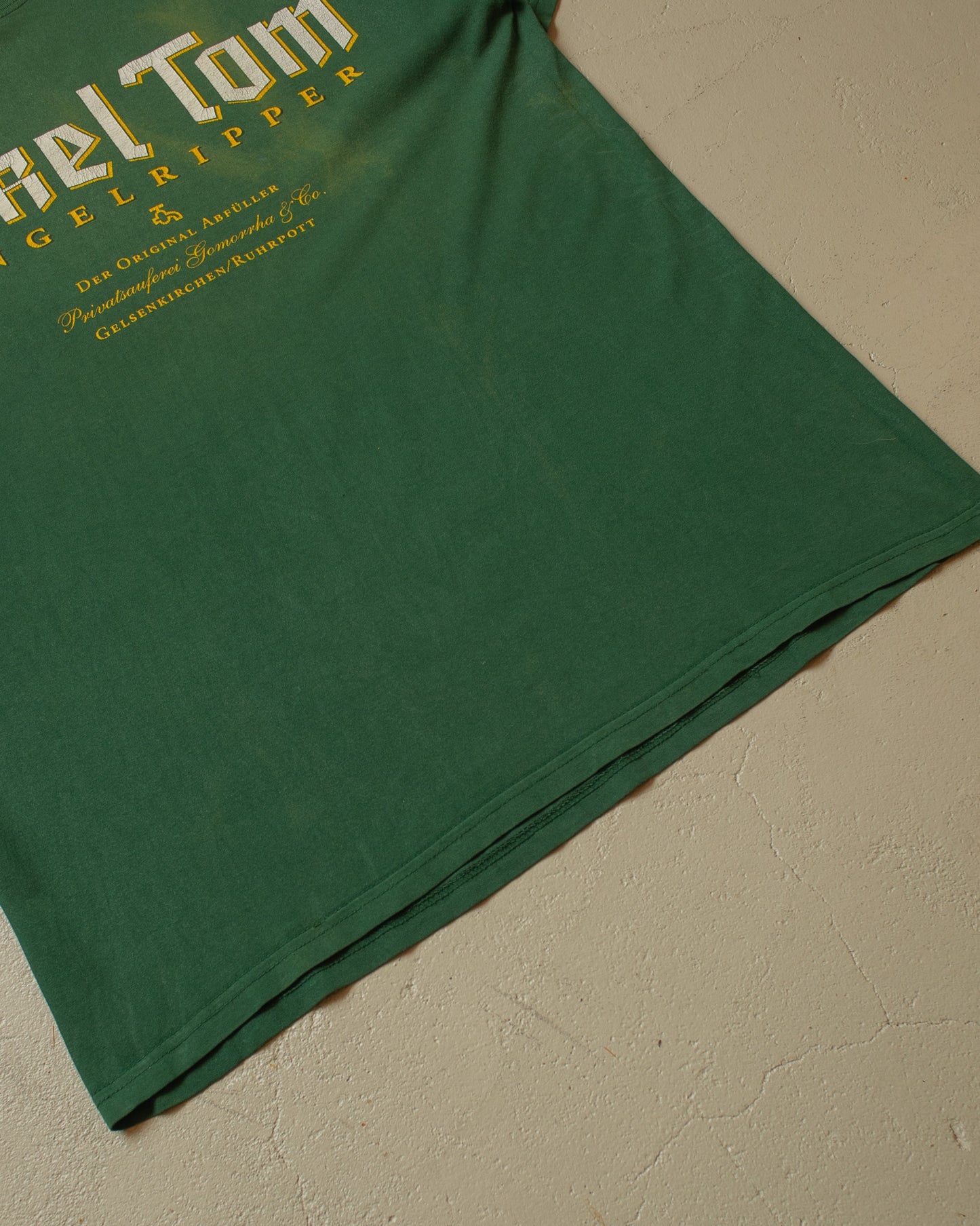 1990s Faded Onkel Tom Angelripper T-shirt green - XL/XXL