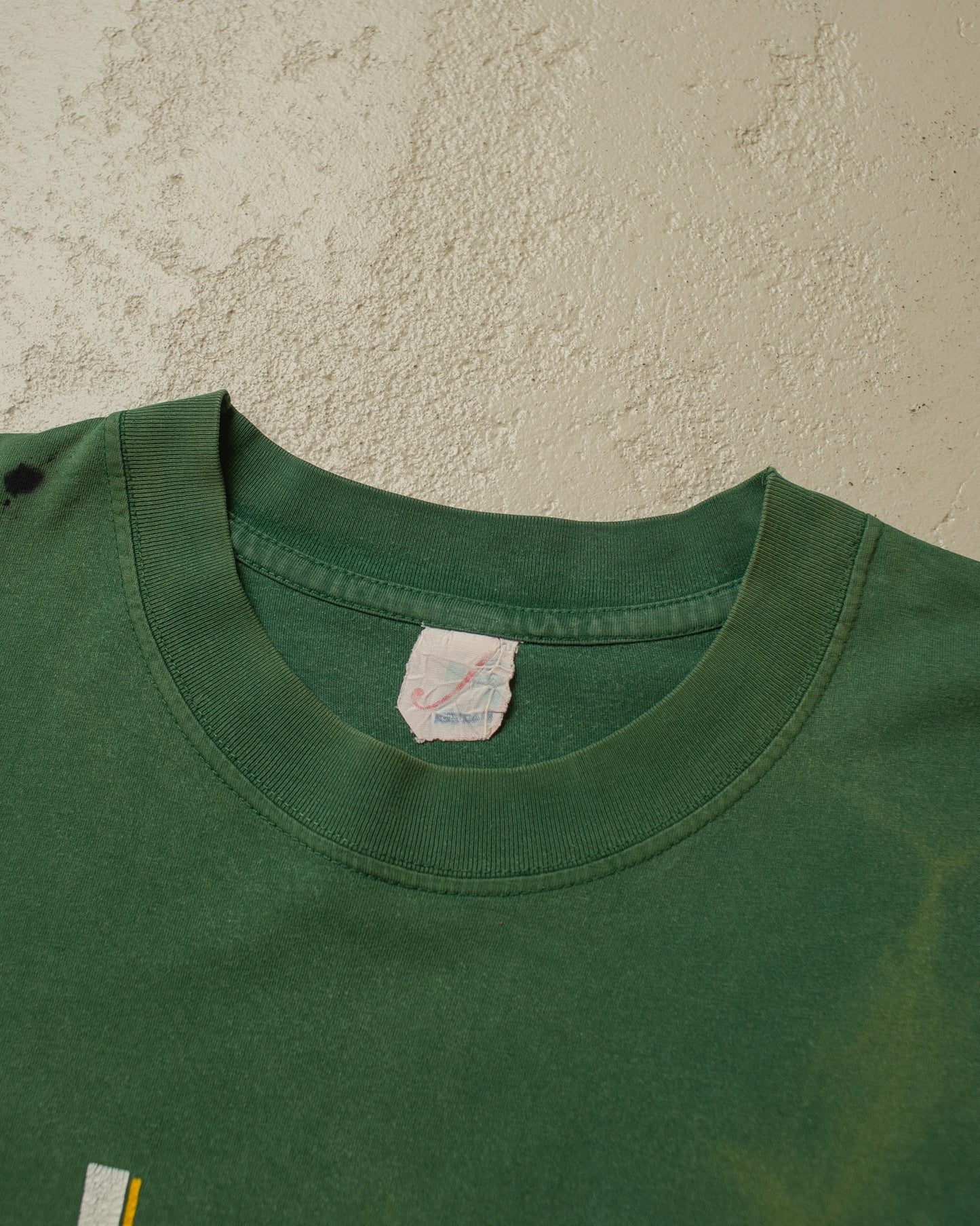 1990s Faded Onkel Tom Angelripper T-shirt green - XL/XXL