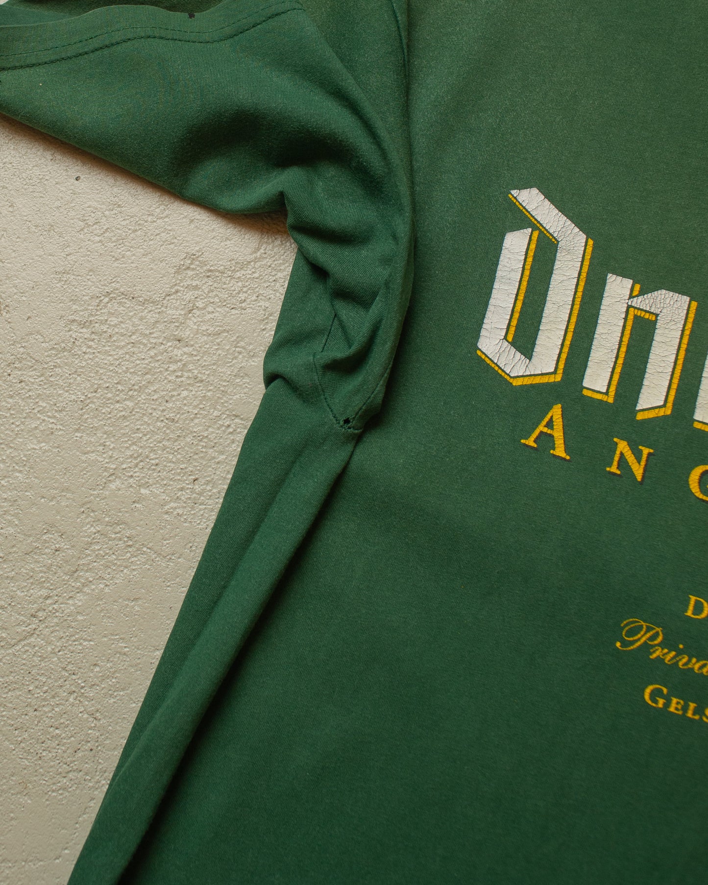 1990s Faded Onkel Tom Angelripper T-shirt green - XL/XXL