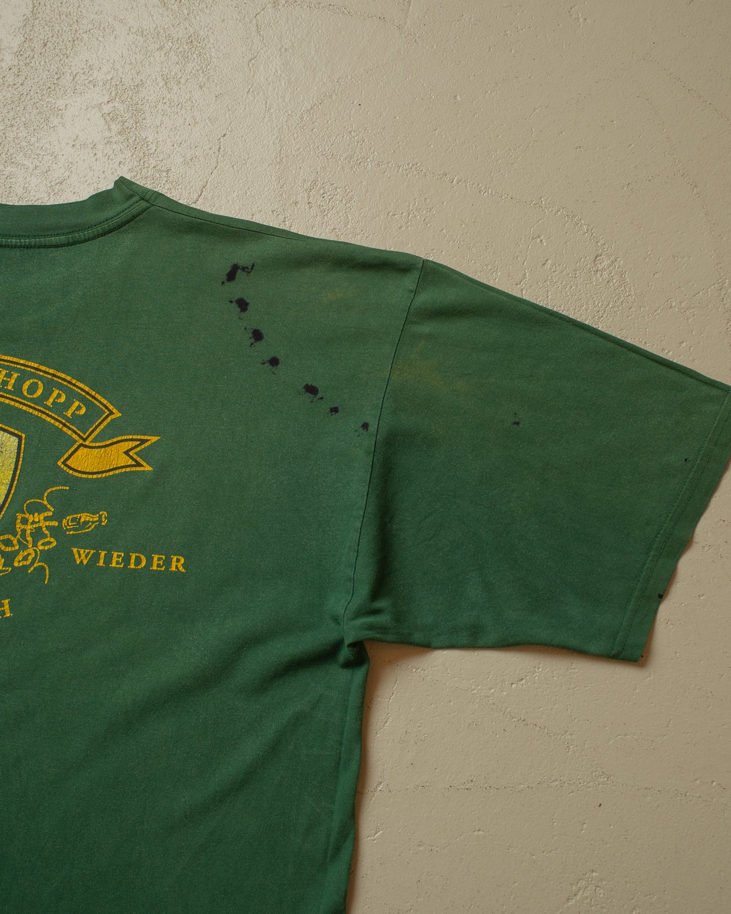 1990s Faded Onkel Tom Angelripper T-shirt green - XL/XXL