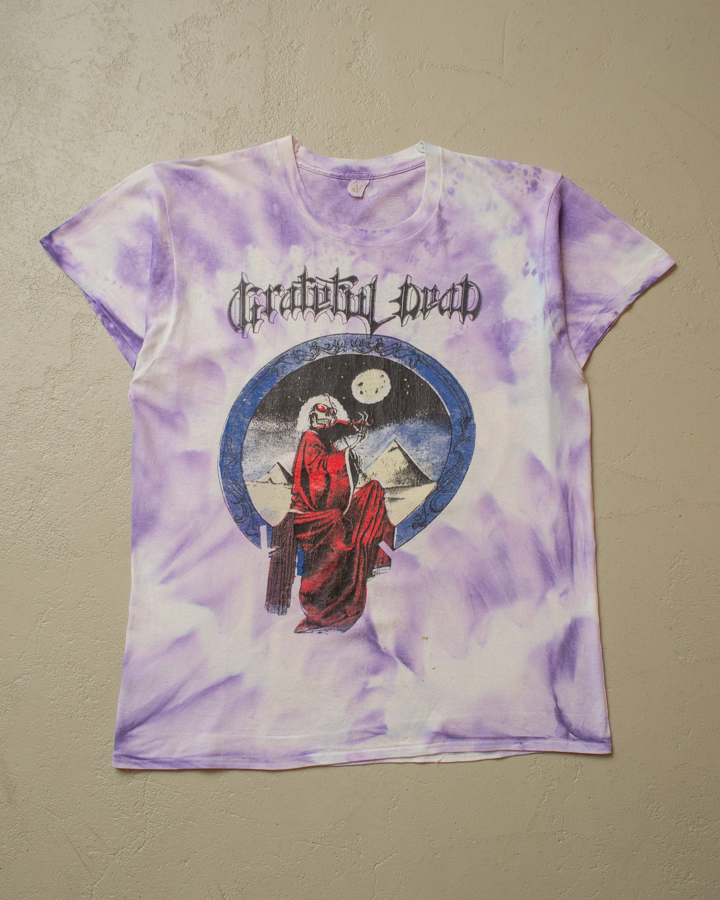 1980s/90s Grateful Dead "Blues for Allah" Tie Dye Tour T-shirt - L