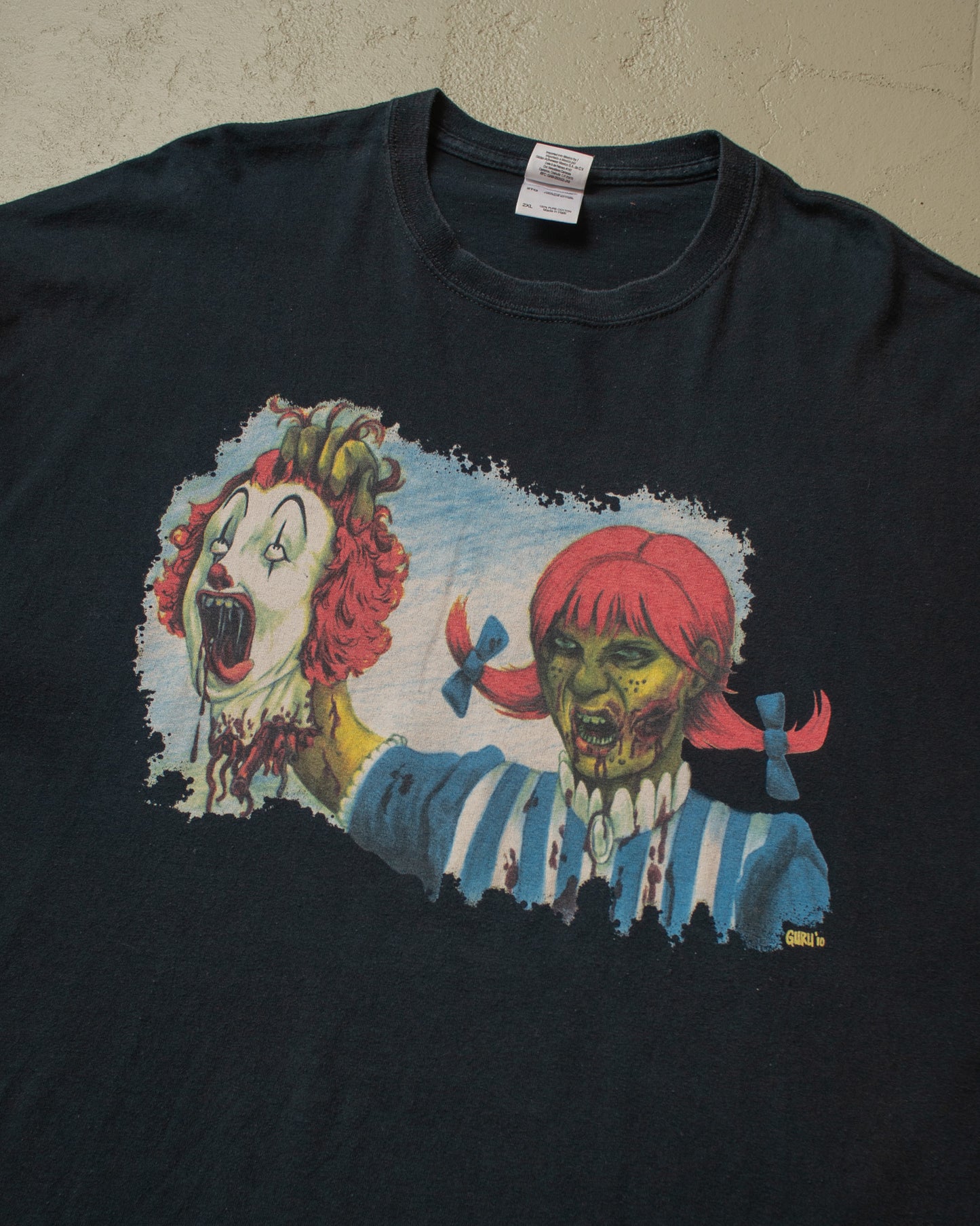2000s "Wendy´s kills McD" T-shirt black - XXL/XXXL