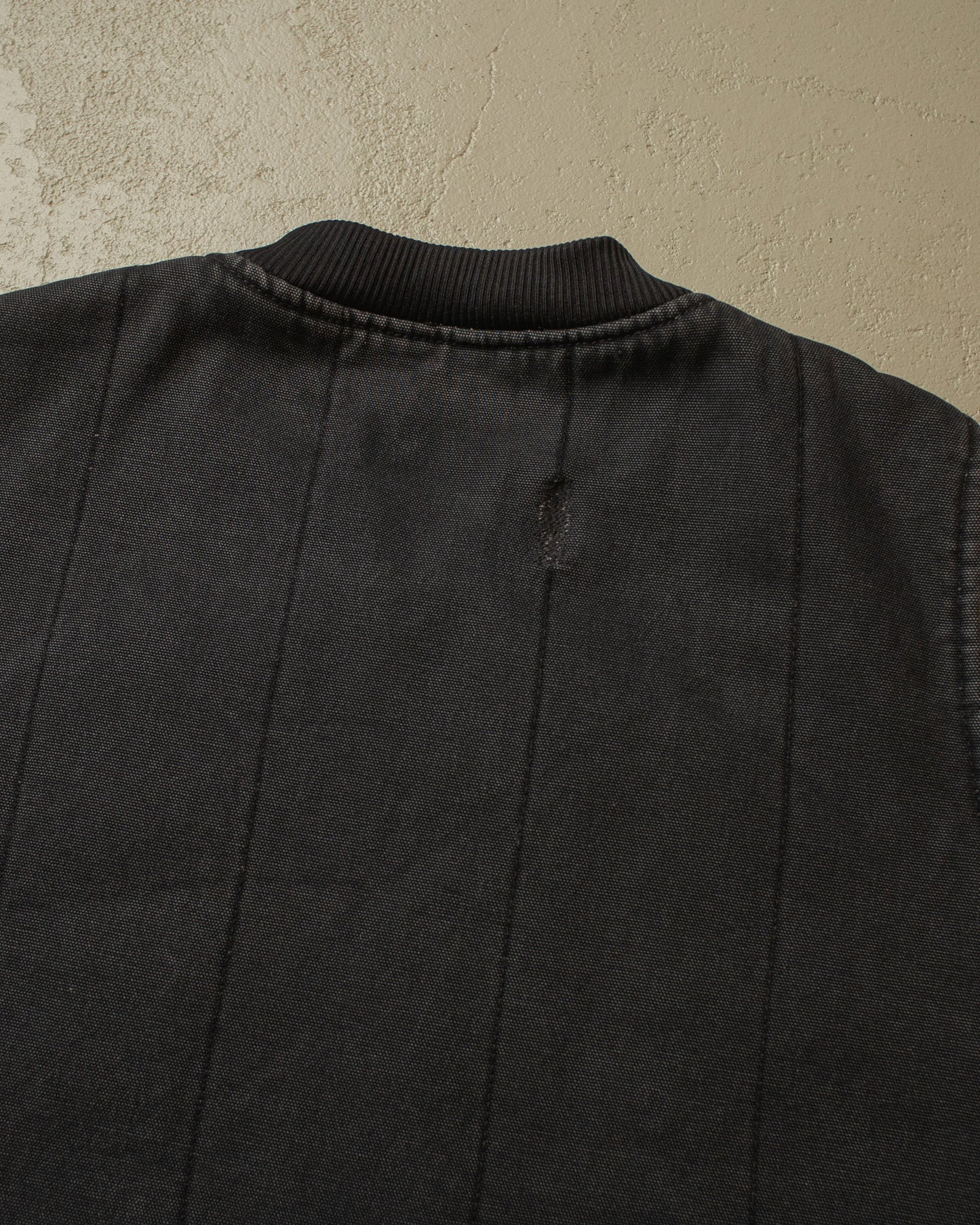 1990s Dickies sherpa Lined Workwear Vest black - M/L