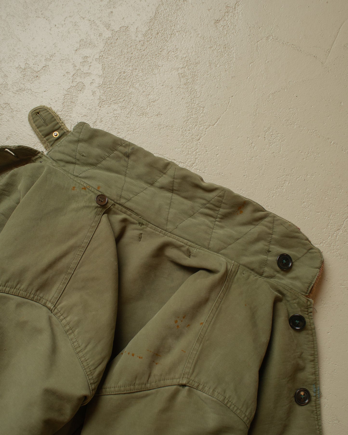 1960s French Navy Deck Jacket green - M/L