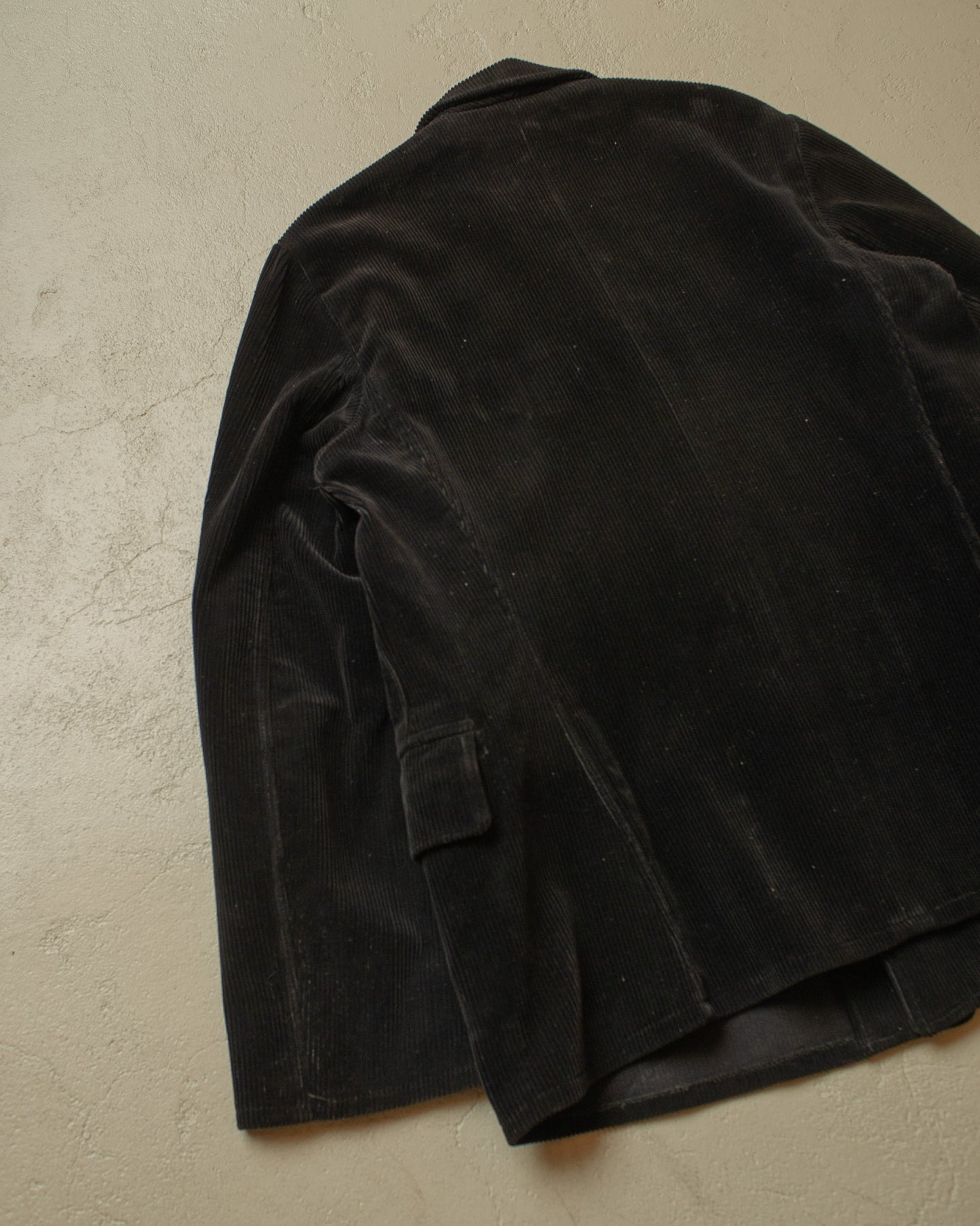 1940s German Hero Corduroy Work Jacket black - M/L