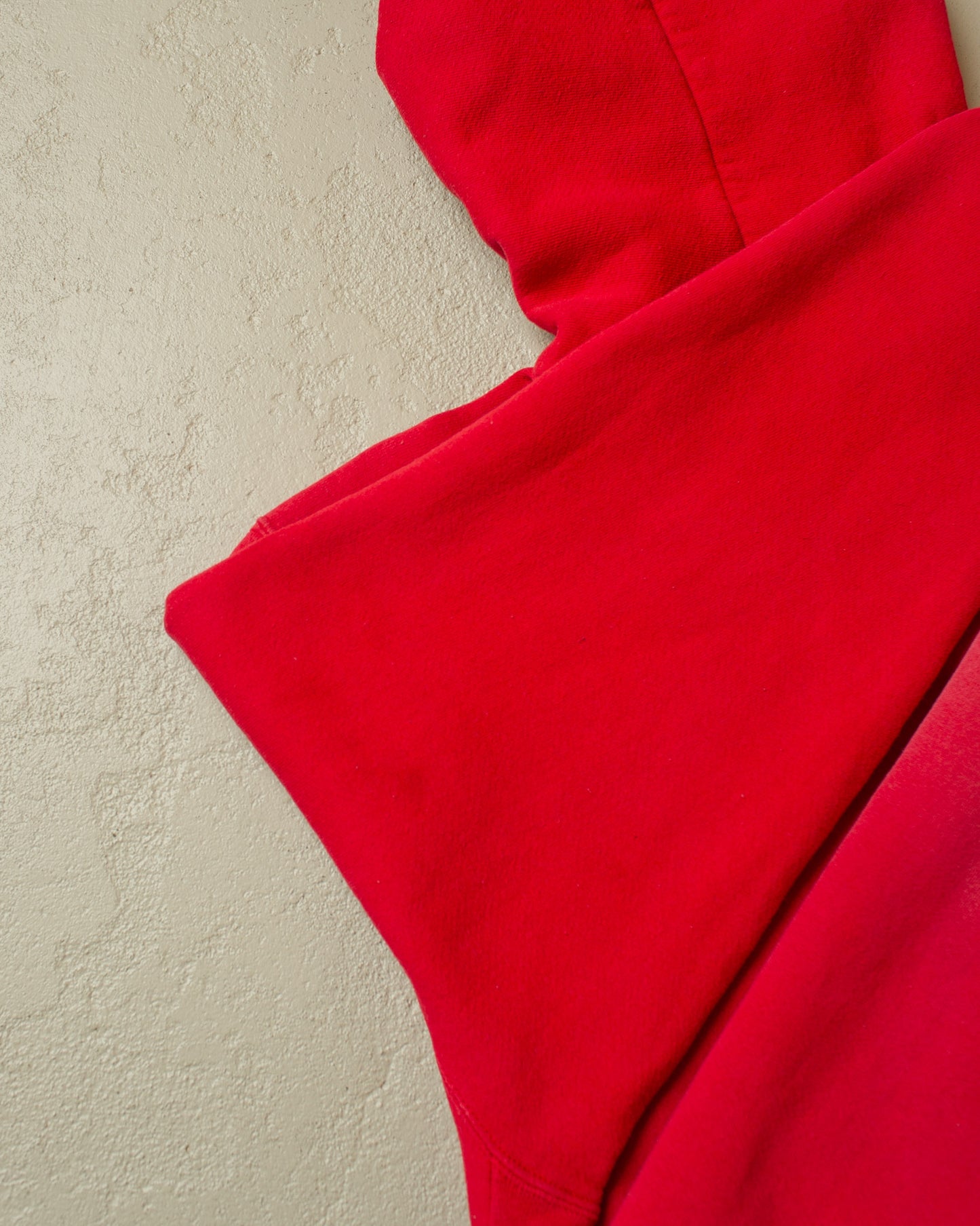 1990s Faded Carhartt "Reverse Weave" Hoodie red - XL