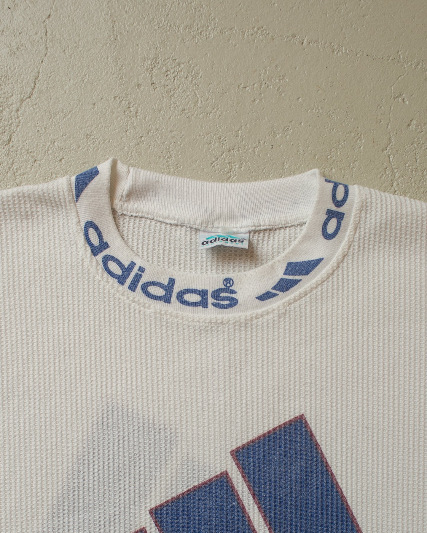 1990s Bootleg Adidas Waffle T-shirt - XL