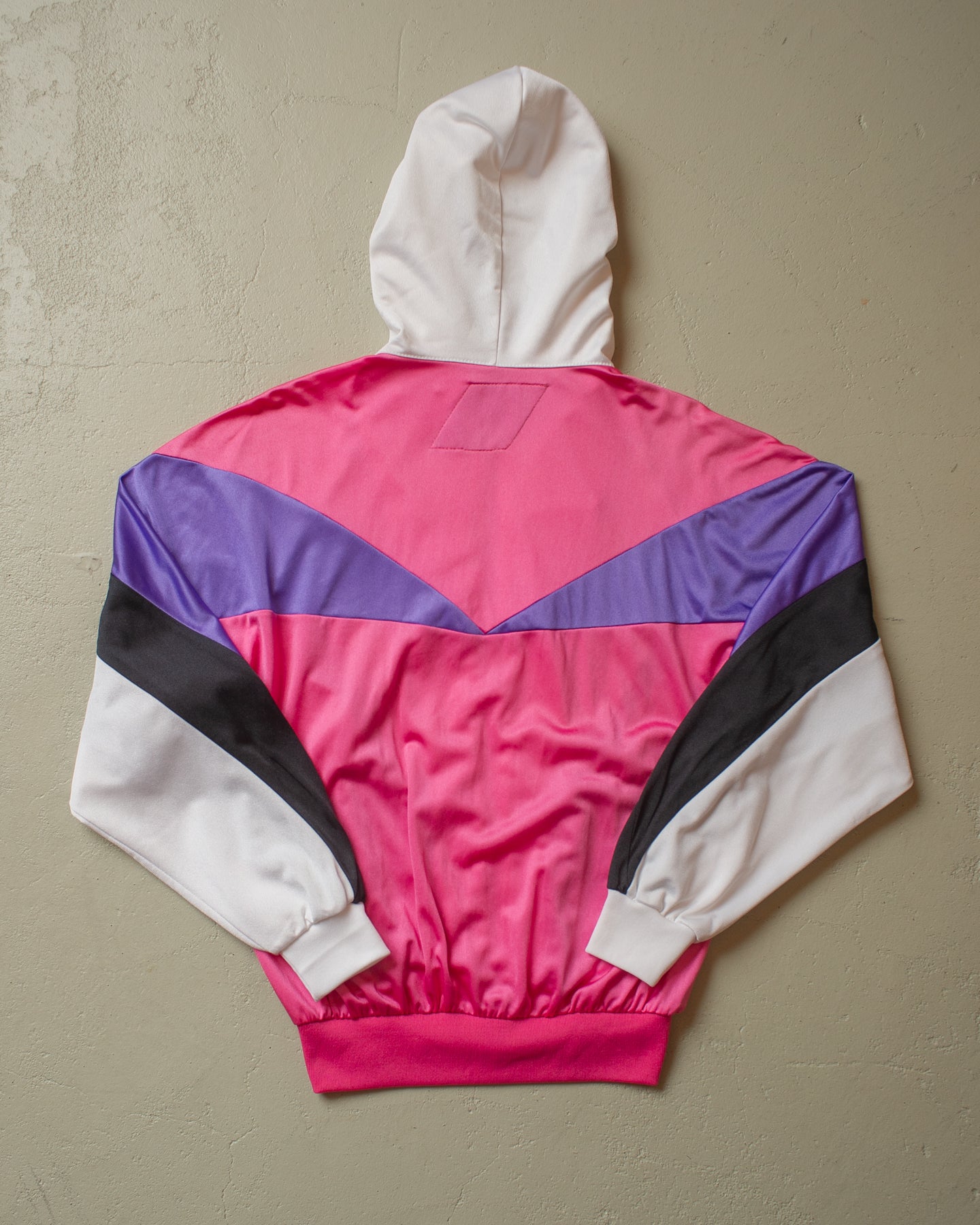 1980s Asics Hooded Colorblock Track Jacket multi - S
