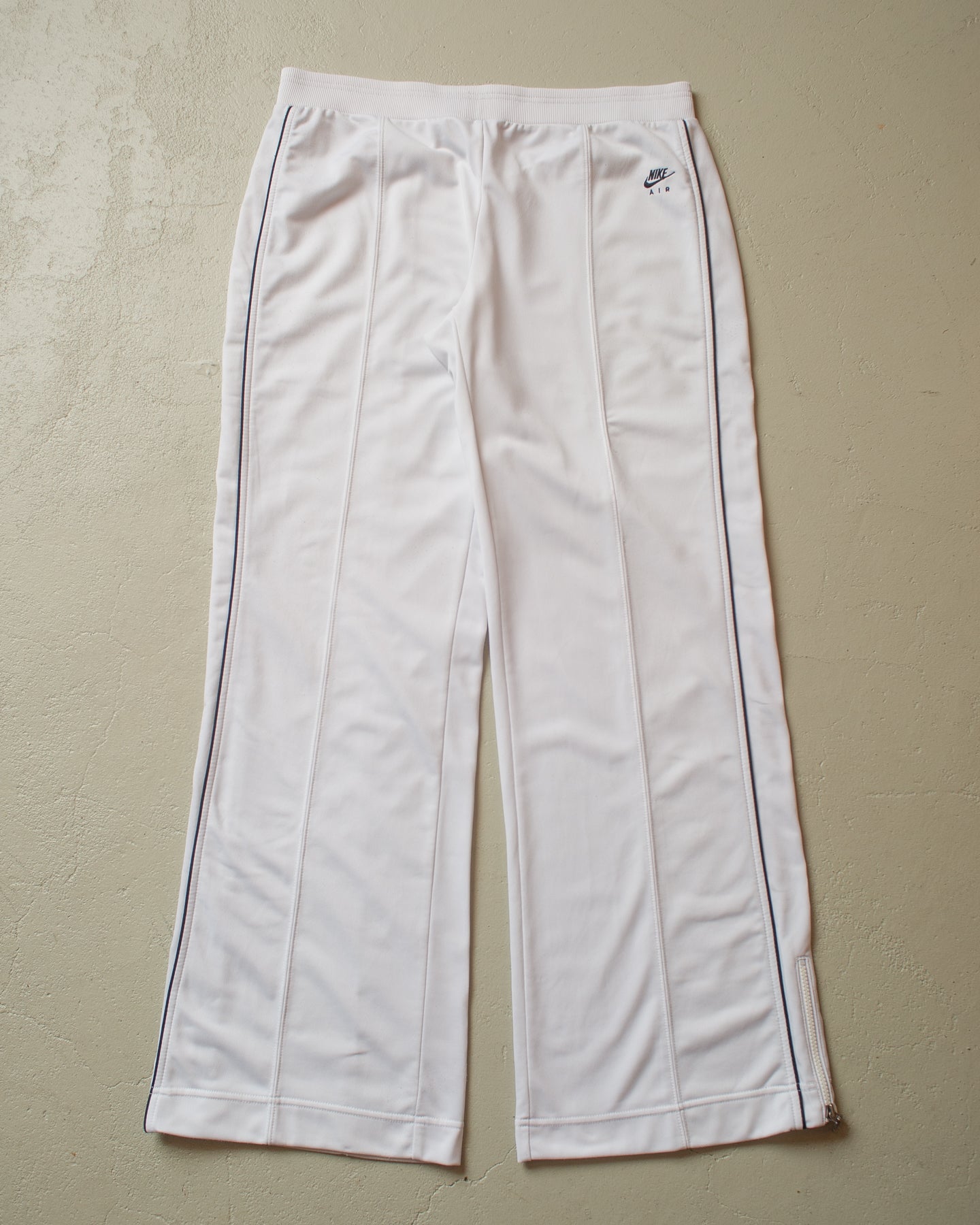 2000s Nike Air Trackpants white - XL