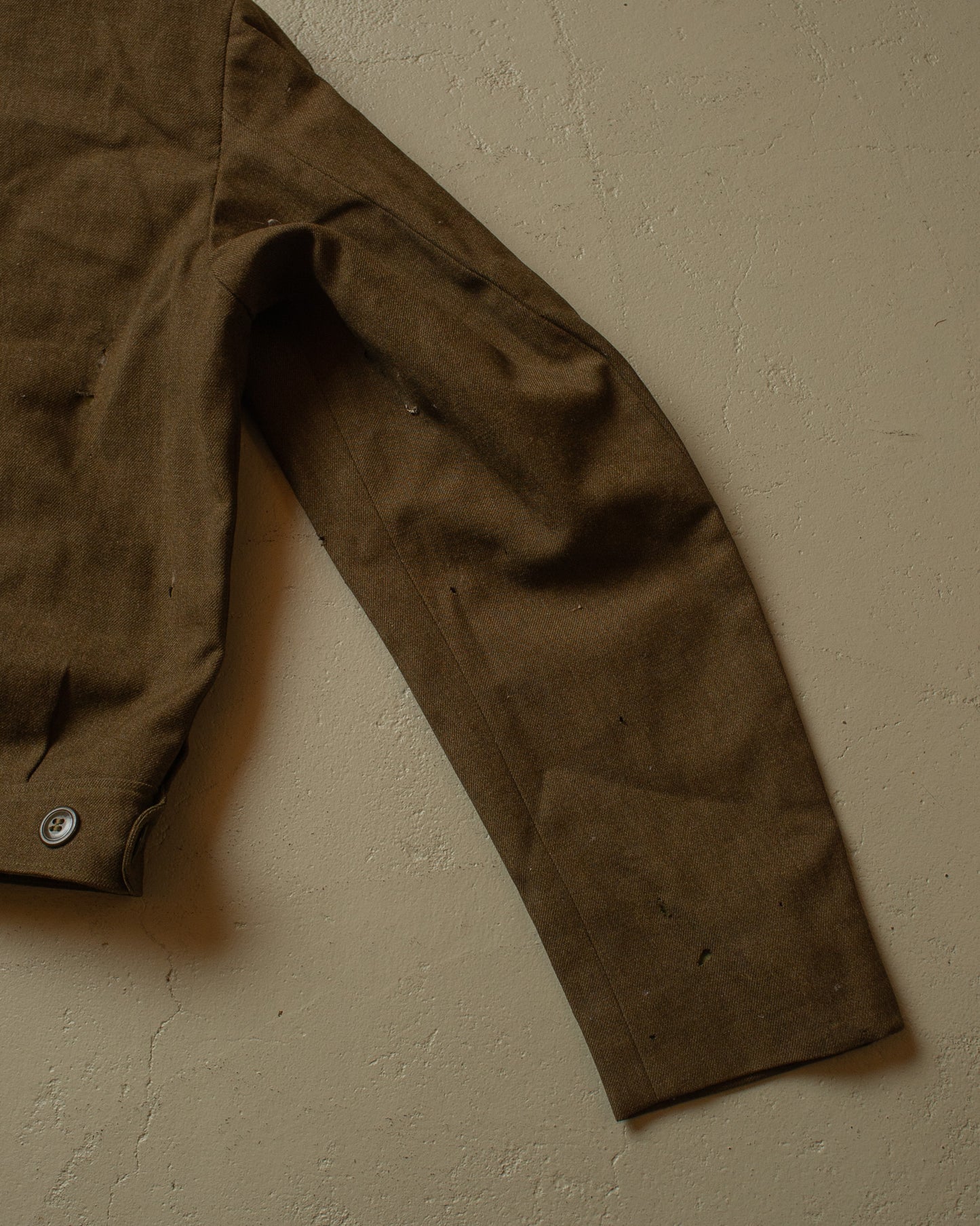 1951 distressed US Army Wool Jacket khaki - S/M