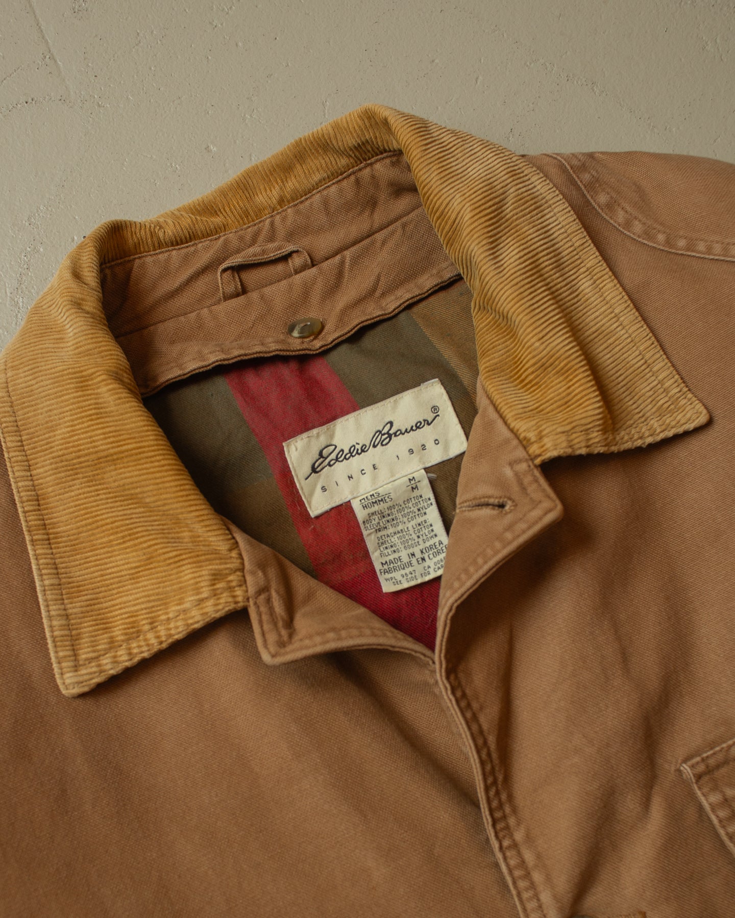 1990s Eddie Bauer lined Coat brown - M/L