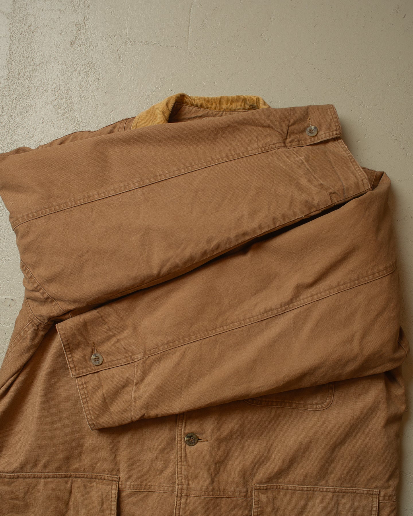 1990s Eddie Bauer lined Coat brown - M/L