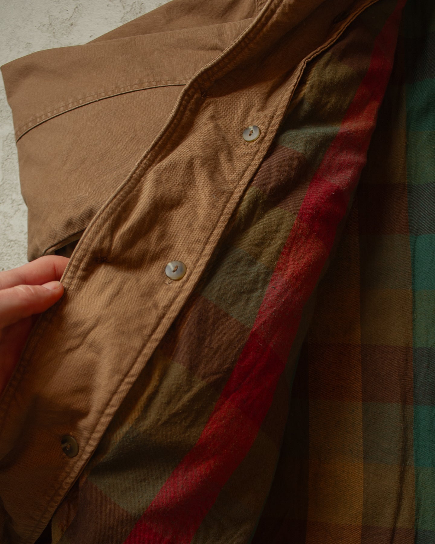 1990s Eddie Bauer lined Coat brown - M/L