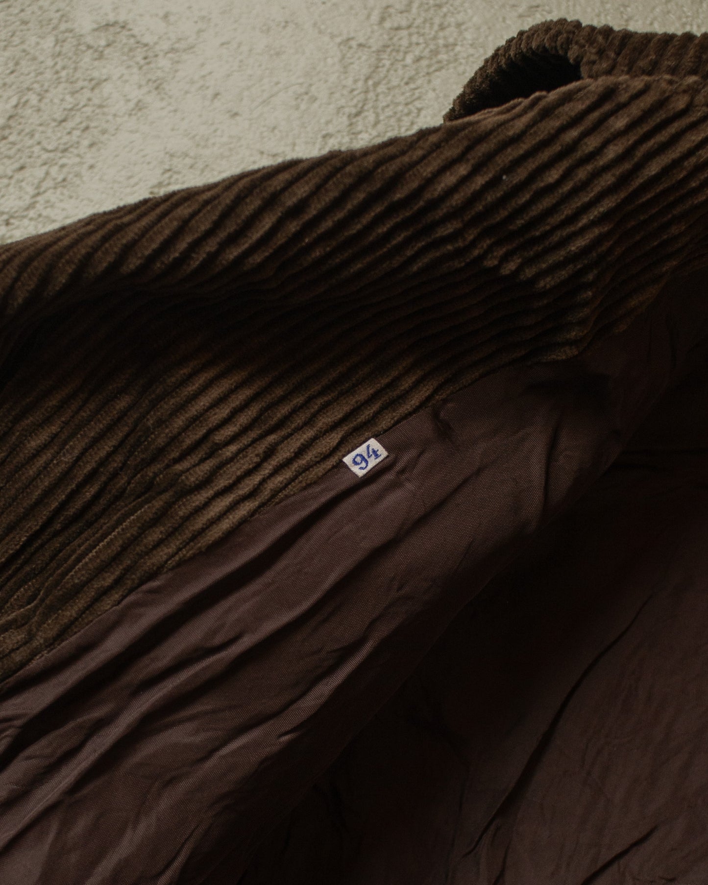 1960s/70s Kompass Corduory Biker Jacket brown - S/M