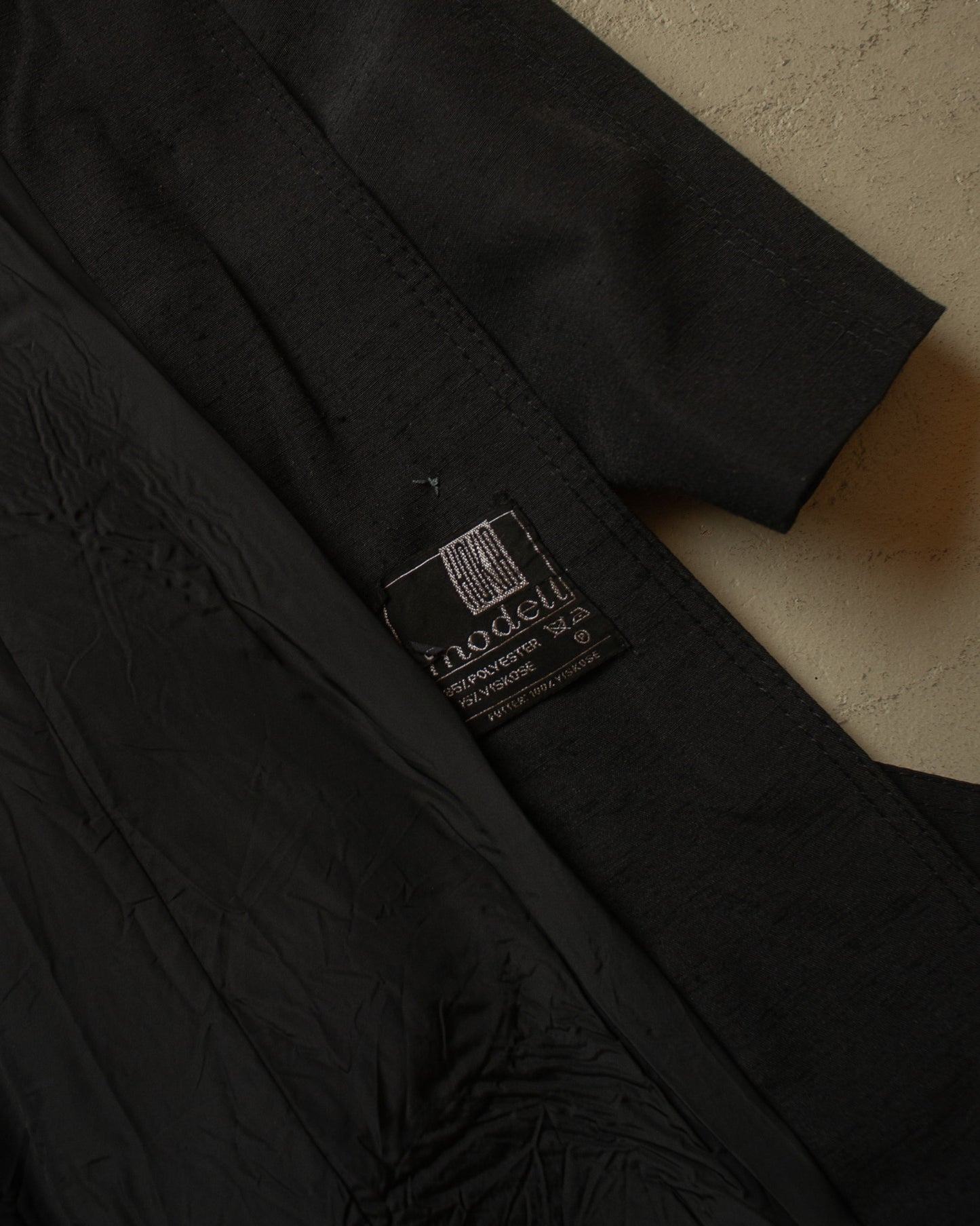 1970s Womens Trenchcoat black - M