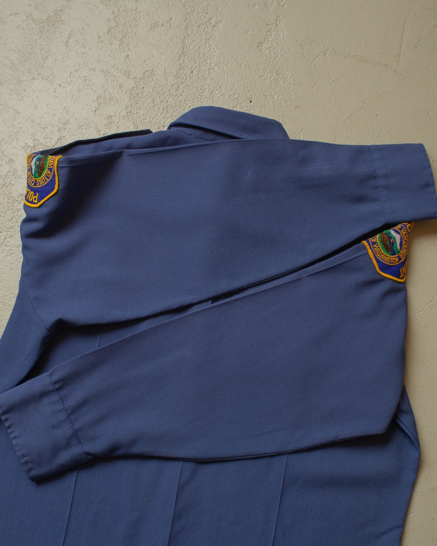 1970s Vancouver Police Department Work Shirt blue - XL/XXL