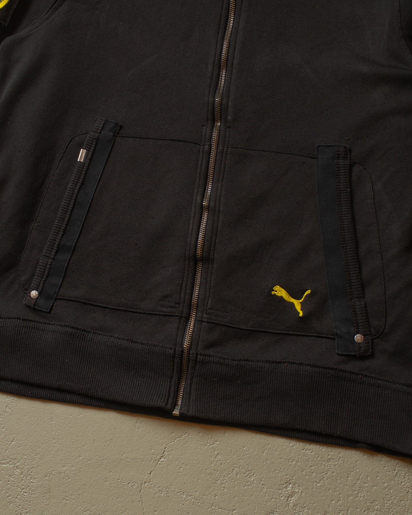 late 2000s Puma Ferrari Track Jacket black - L
