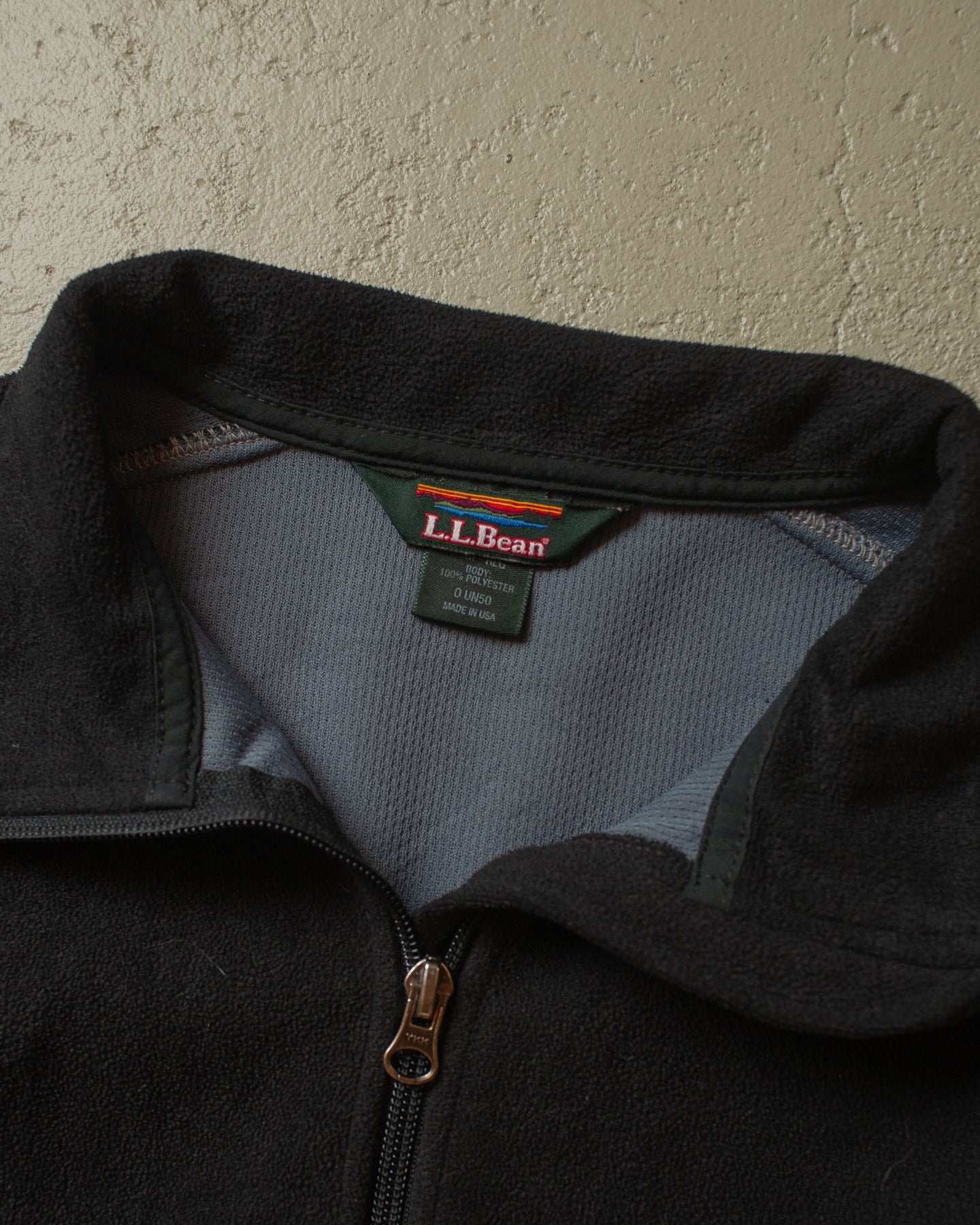 1990s Womens L.L. Bean Fleece Jacket black - S/M