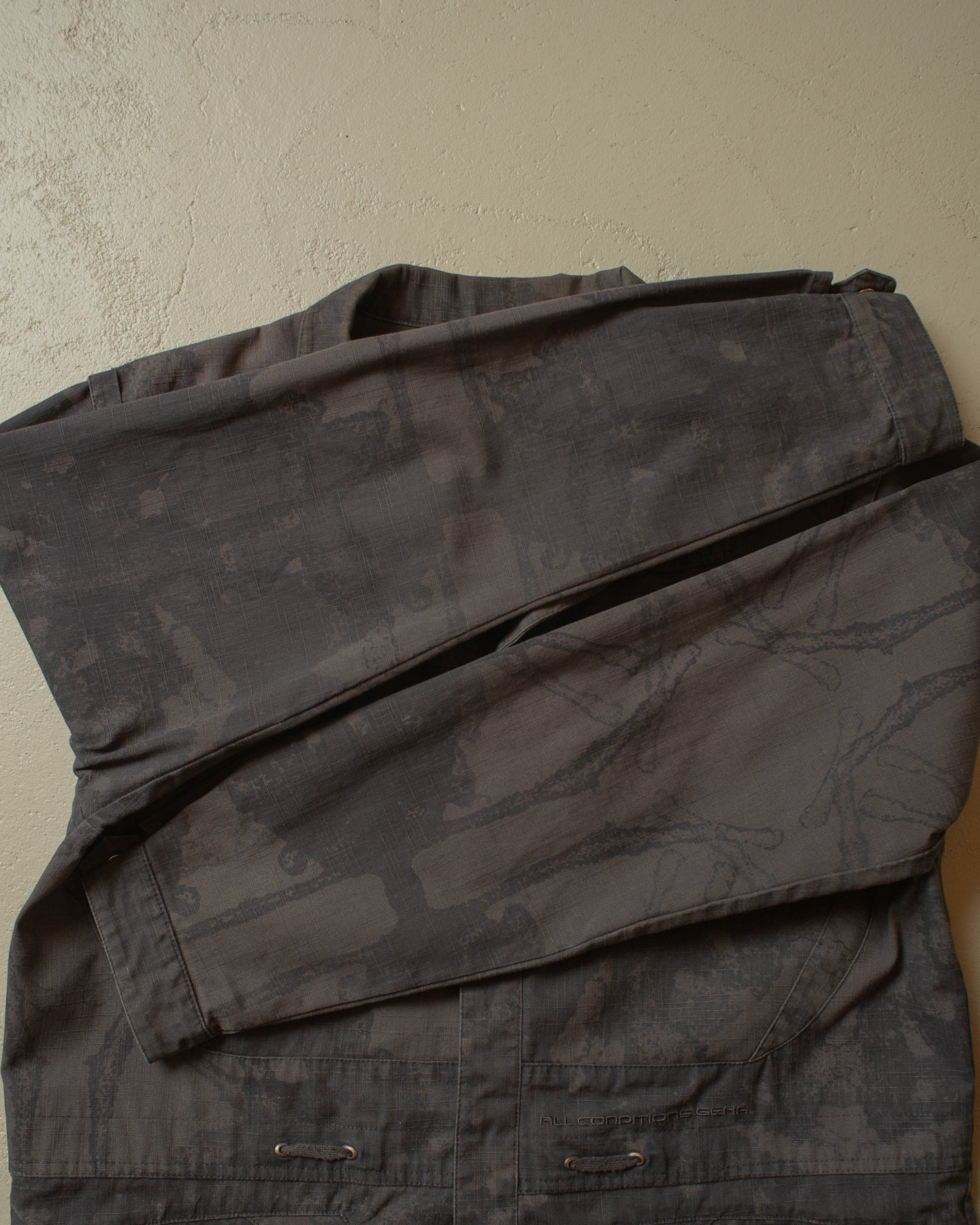 2000s Nike ACG Camo Anorak grey - L