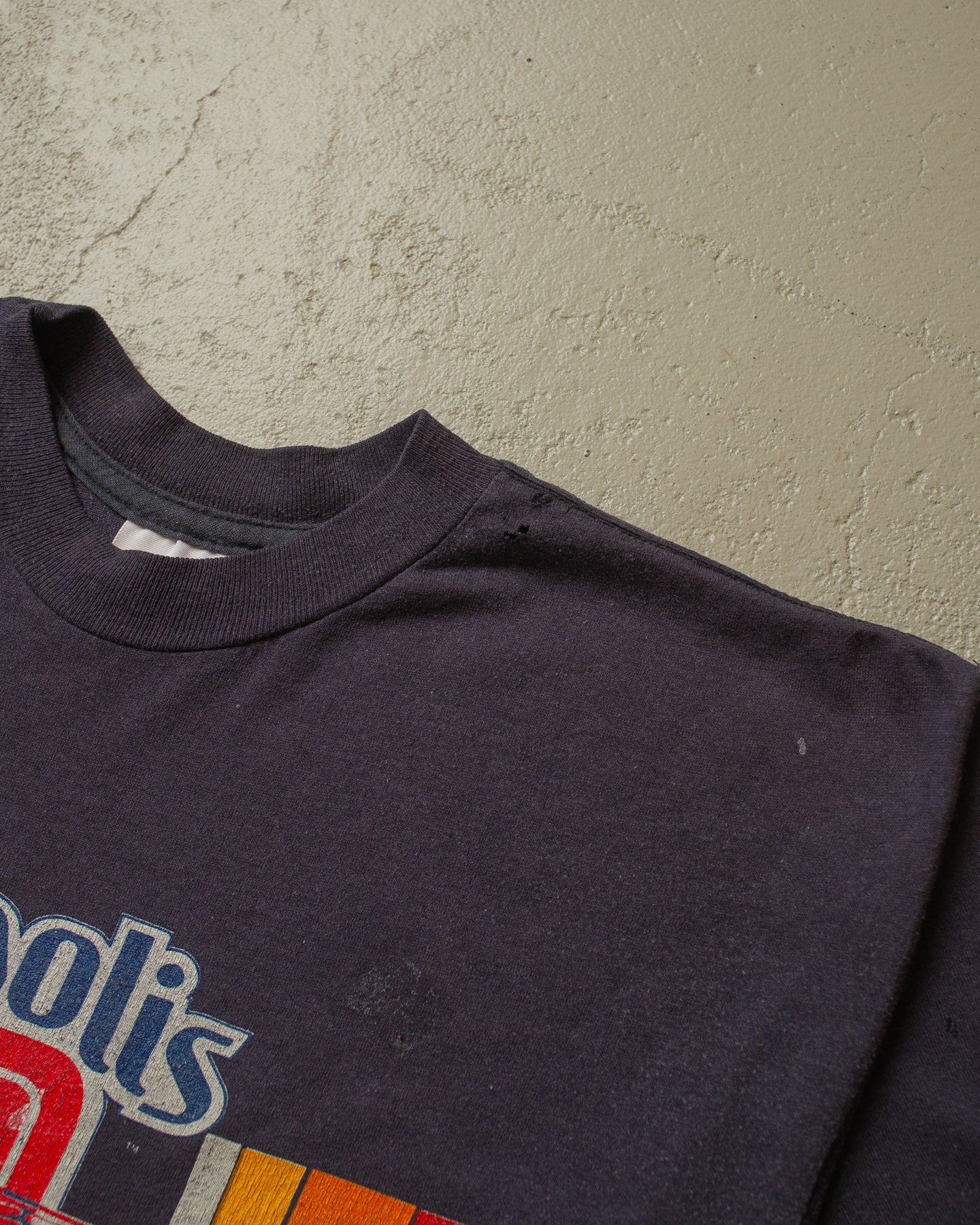 1990 distressed Indianapolis 500 T-shirt black - M
