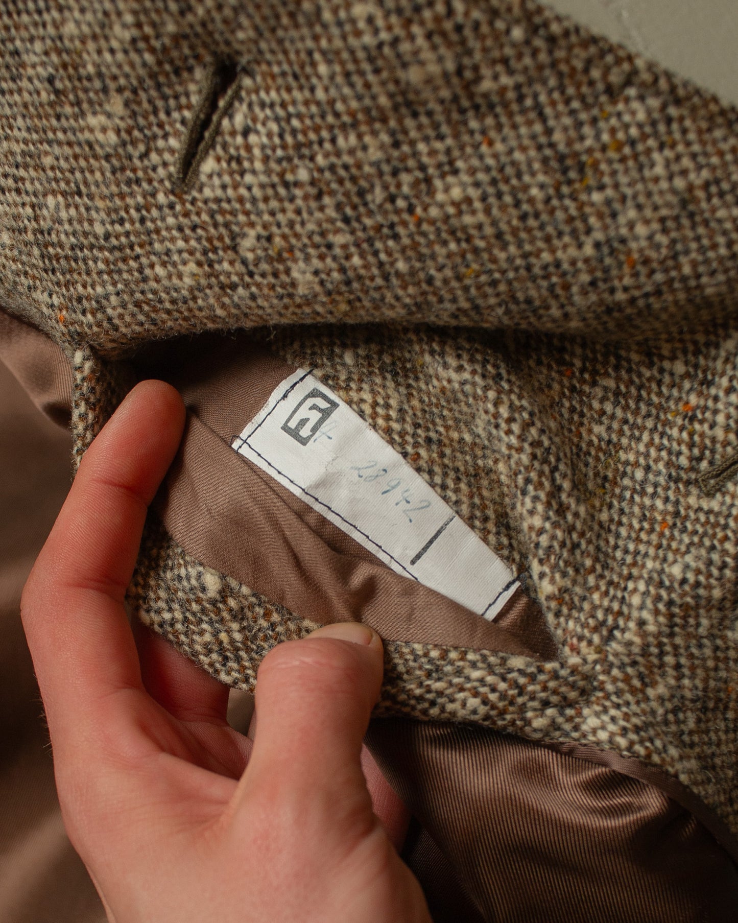 1950s Balmacaan Wool Coat grey - S/M